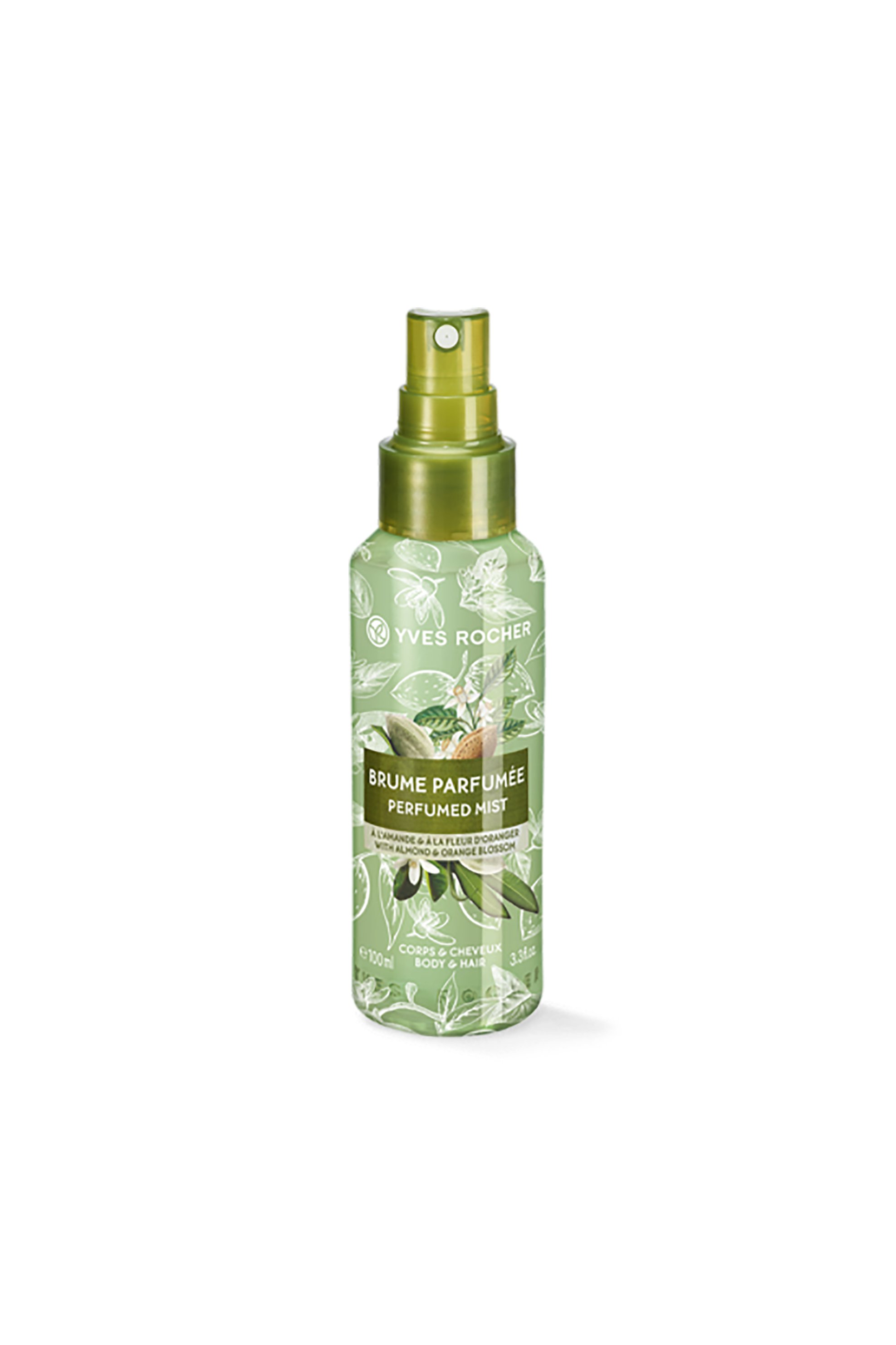 YVES ROCHER Yves Rocher Relaxing Perfumed Mist Olive Petitgrain for Hair & Body 100 ml - 55683