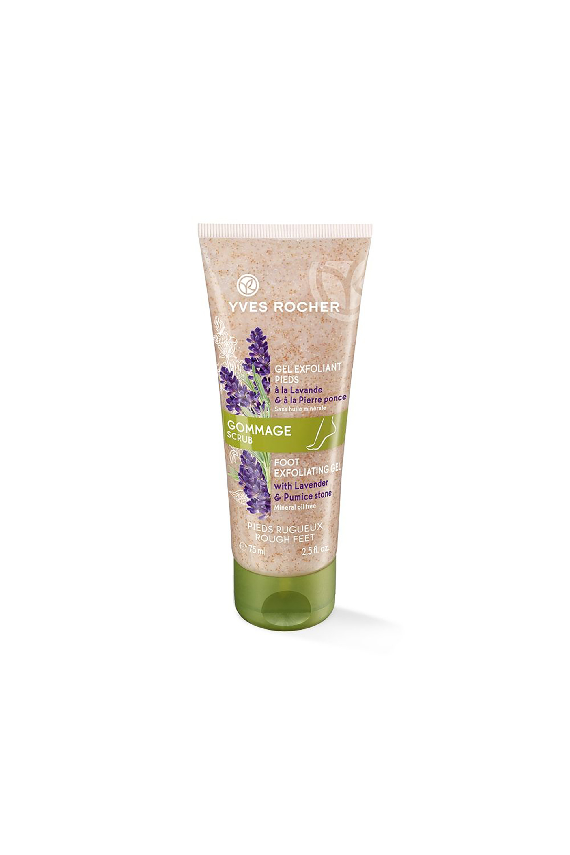 YVES ROCHER Yves Rocher Scrub Foot Exfoliating Gel with Lavender 75 ml - 08003