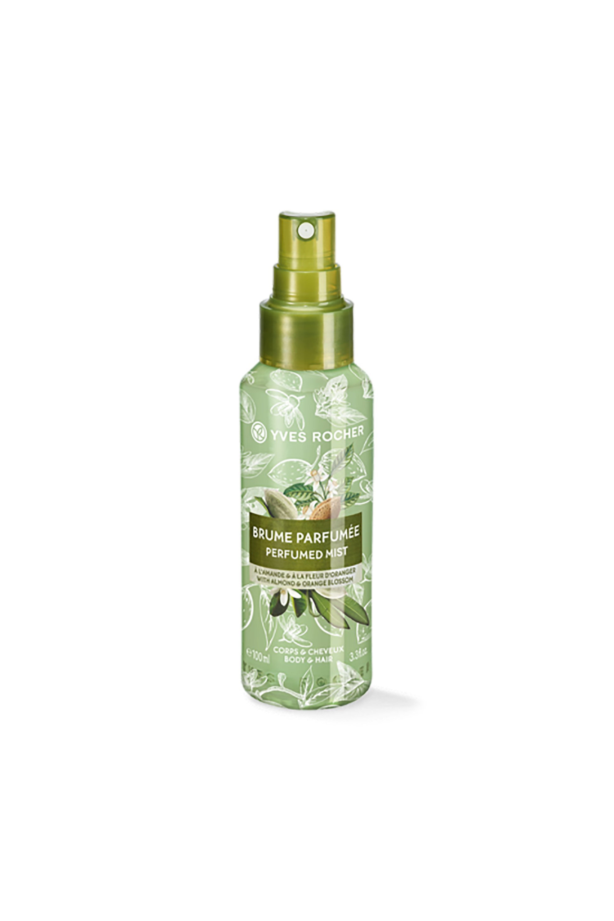 YVES ROCHER Yves Rocher Relaxing Perfumed Mist Almond Orange Blossom for Hair & Body 100 ml - 55809