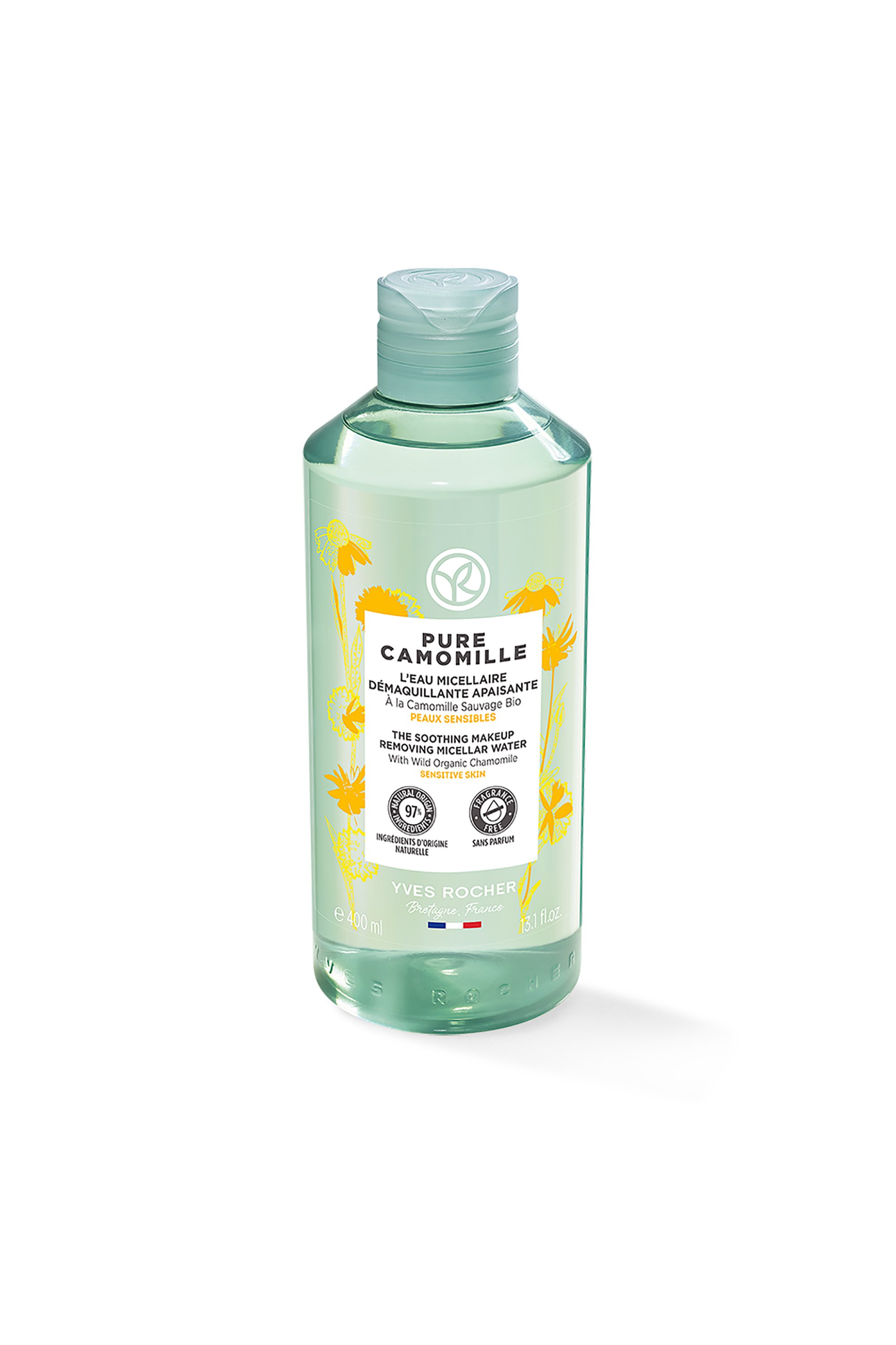 YVES ROCHER Yves Rocher Pure Camomille Sooth Makeup Removing Micellar Water 400 ml - 57674