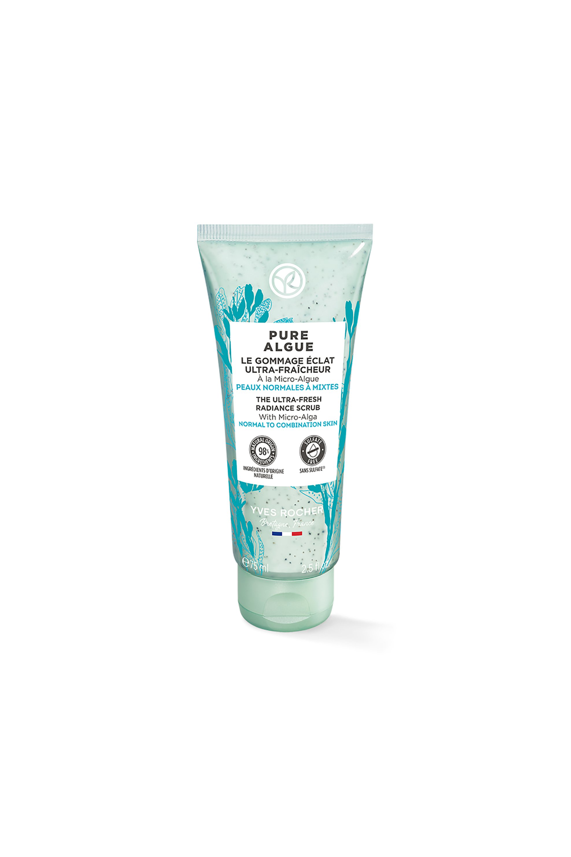 YVES ROCHER Yves Rocher Pure Algue Ultra Fresh Radiance Scrub 75 ml - 86429