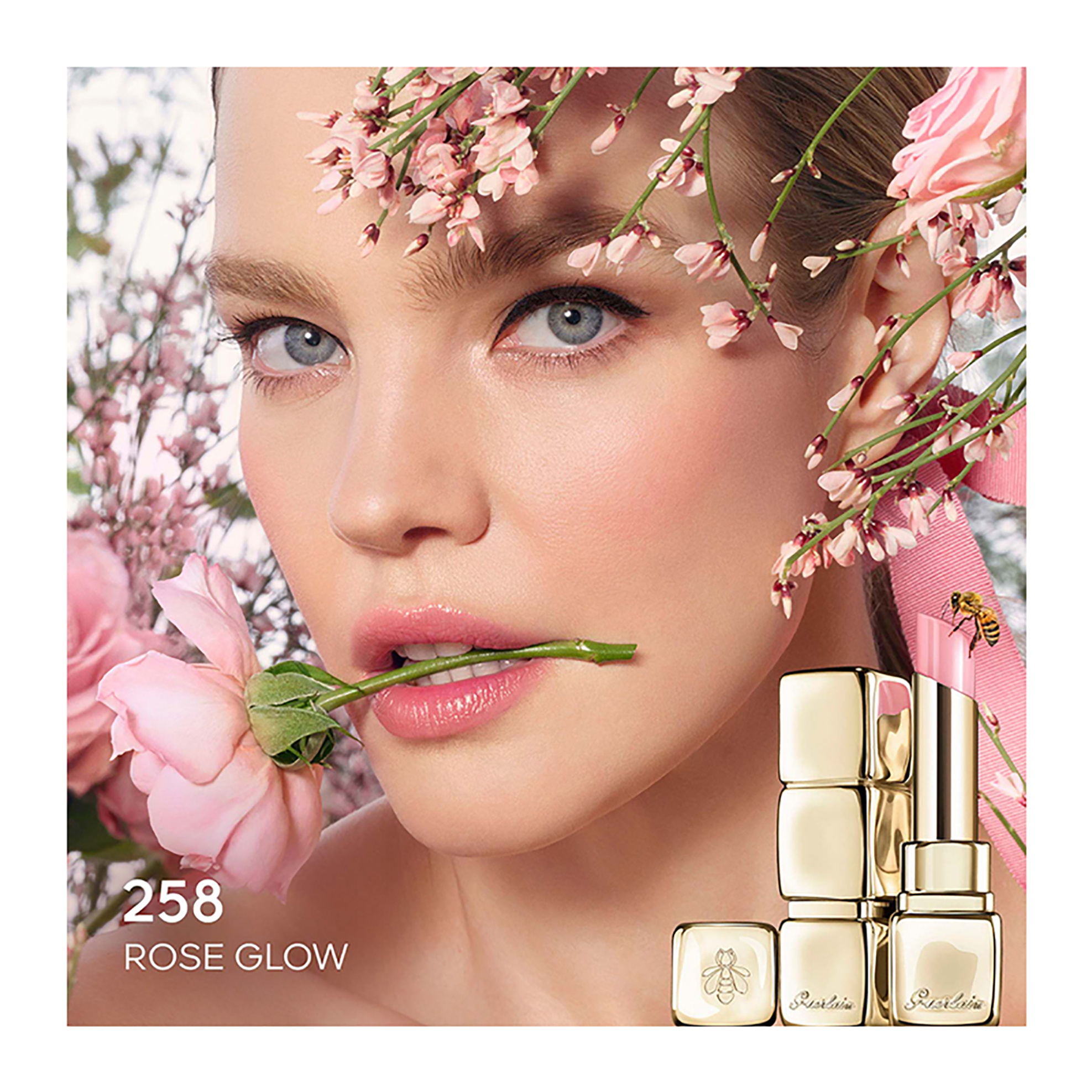 Guerlain Kisskiss Bee Glow 98% Natural-Origin Honey Tint Balm 3,2 gr - G043570 258 Rose Glow φωτογραφία