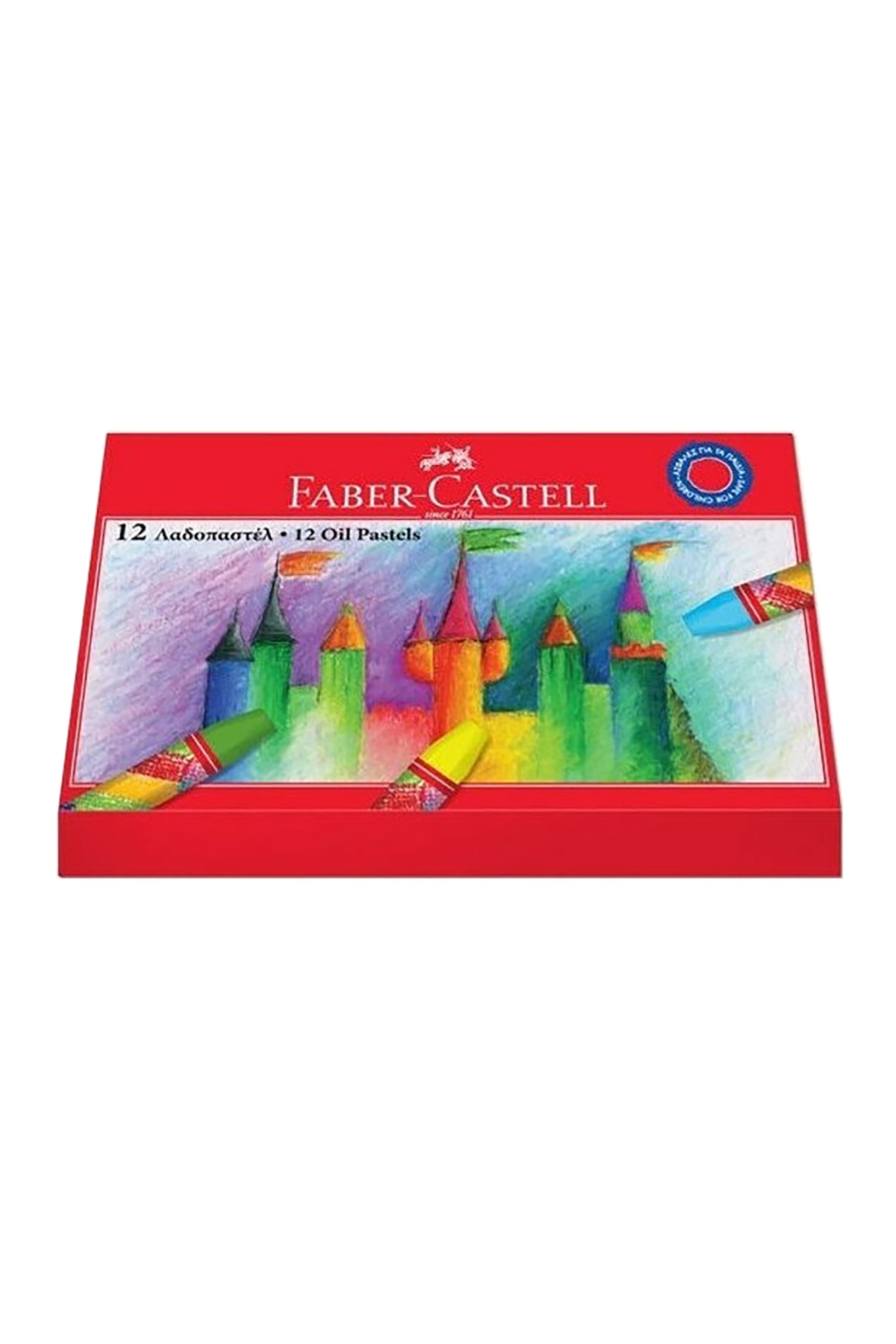 FABER-CASTELL Faber-Castell Κραγιόν λαδοπαστέλ Σετ των 12 χρωμάτων - 07752821253