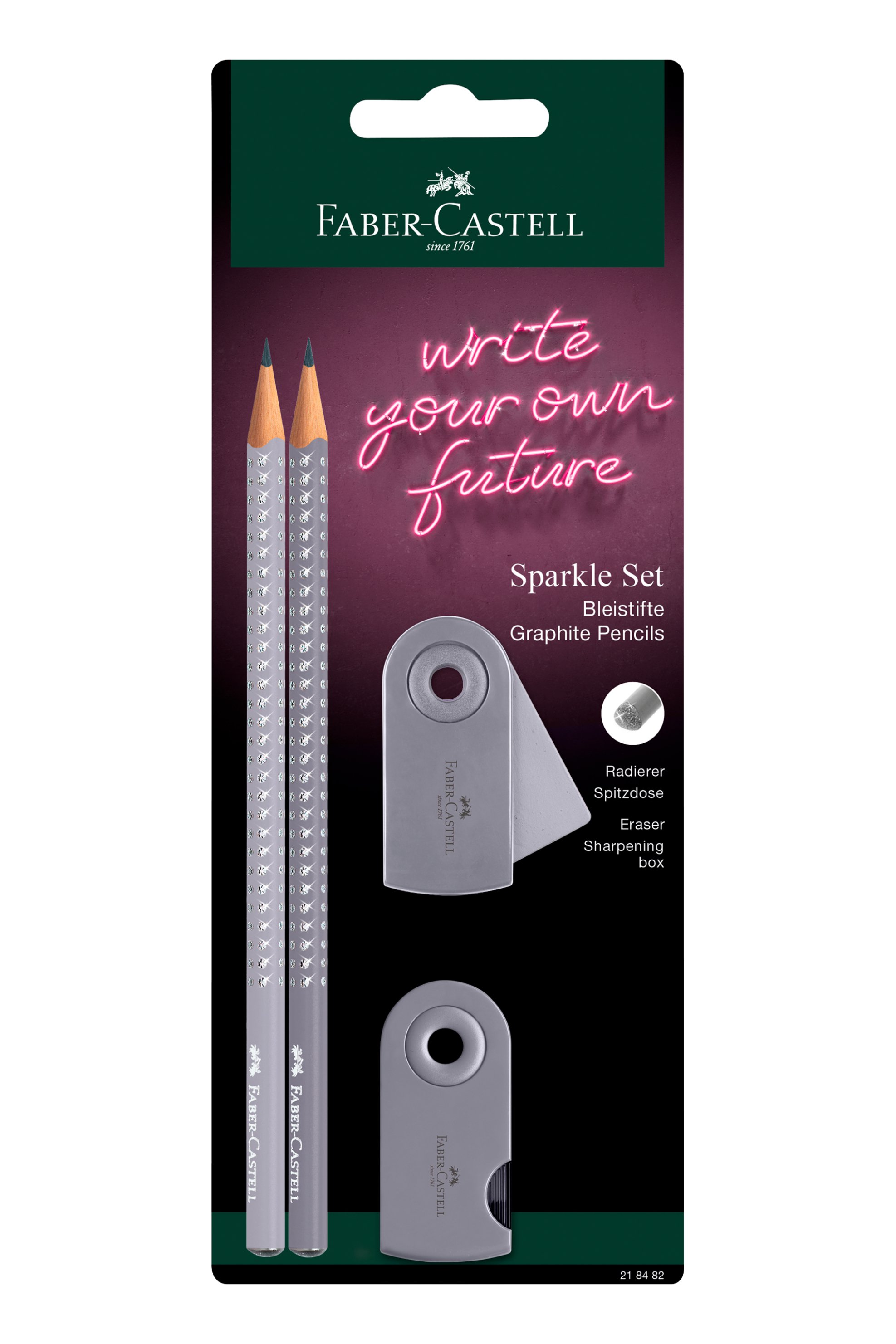 FABER-CASTELL Faber-Castell Blister σετ Sparkle ΙΙ 2 αποχρώσεις γκρι - 077218482