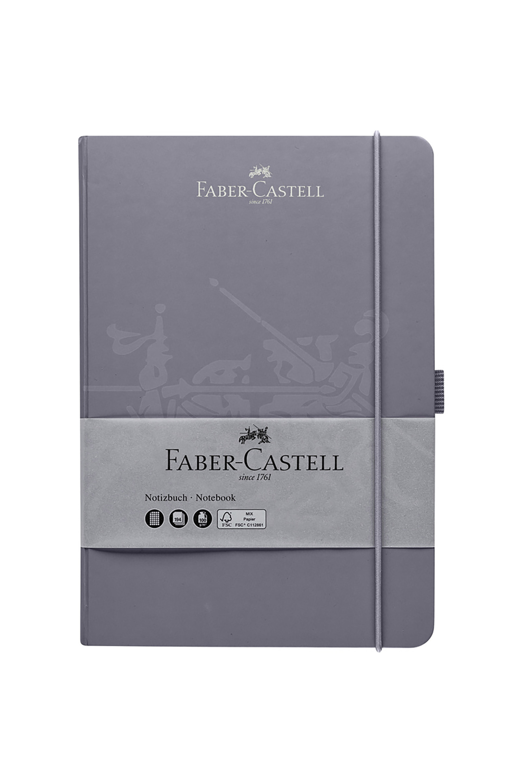 FABER-CASTELL Faber-Castell ατζέντα DIN A5 14,5 x 21 cm Γκρι - 07710-027-825