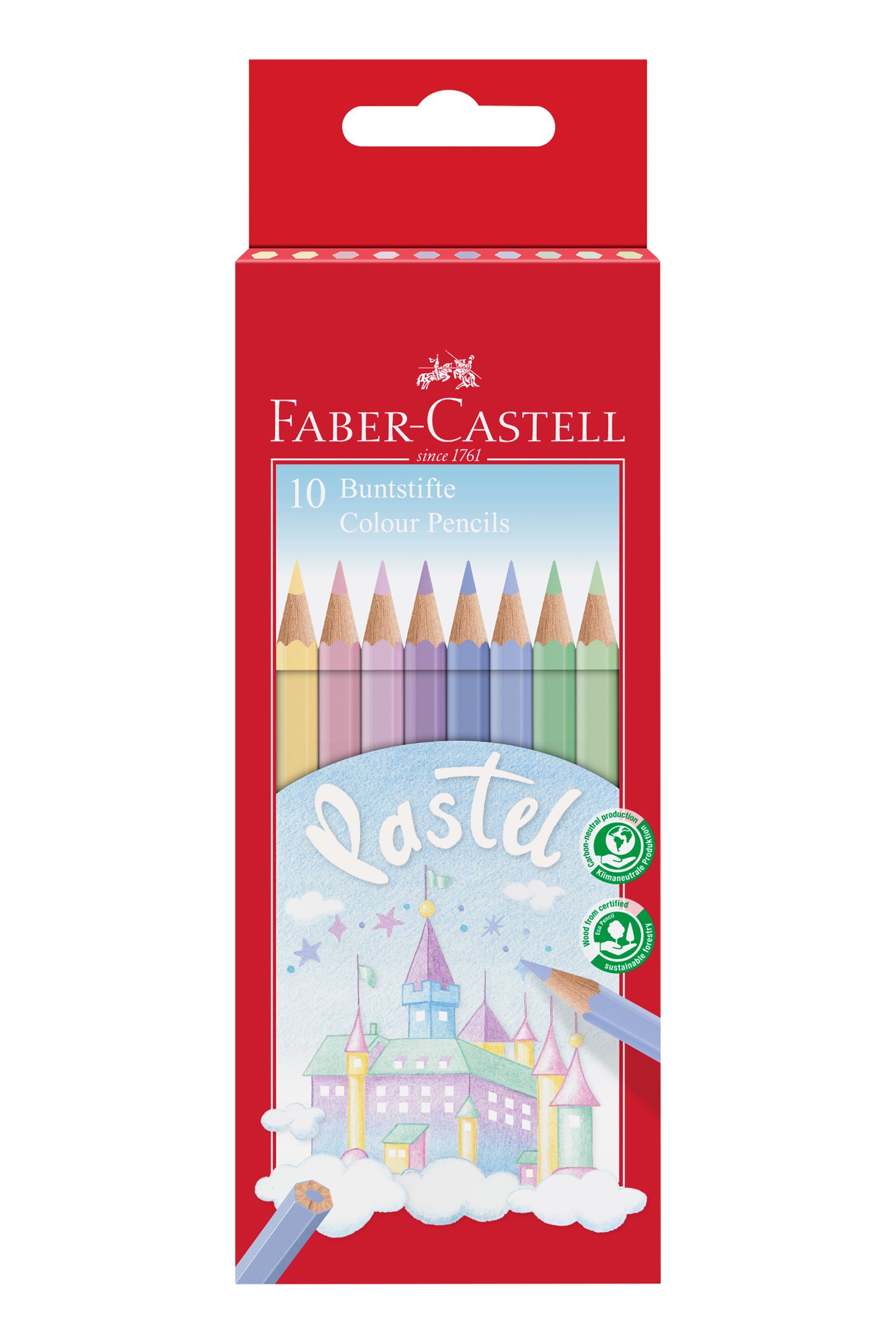 FABER-CASTELL Faber-Castell Ξυλομπογιές παστέλ Σετ των 10 χρωμάτων - 077111211