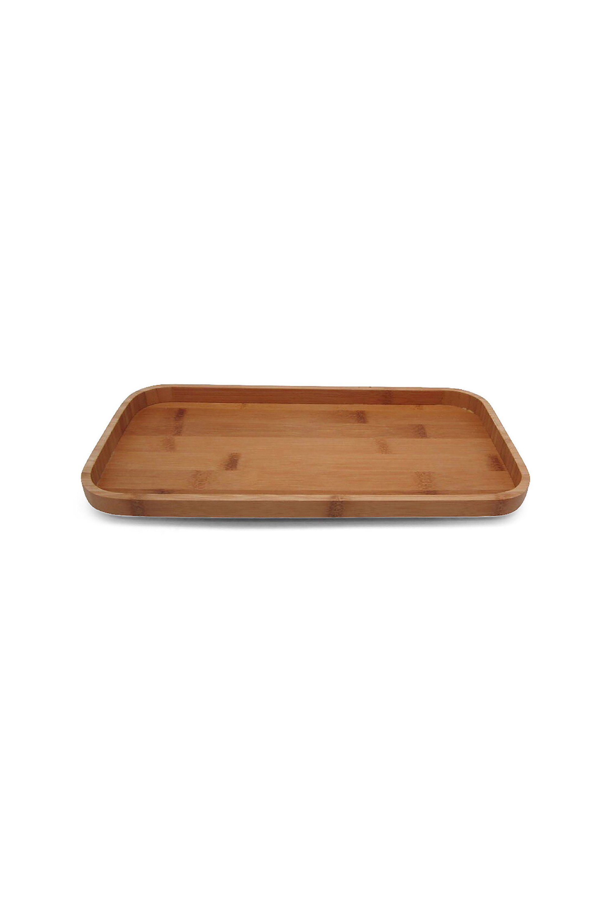 COINCASA Coincasa διακοσμητικός δίσκος από bamboo 2 x 30 x 15 cm - 006709062 Καφέ