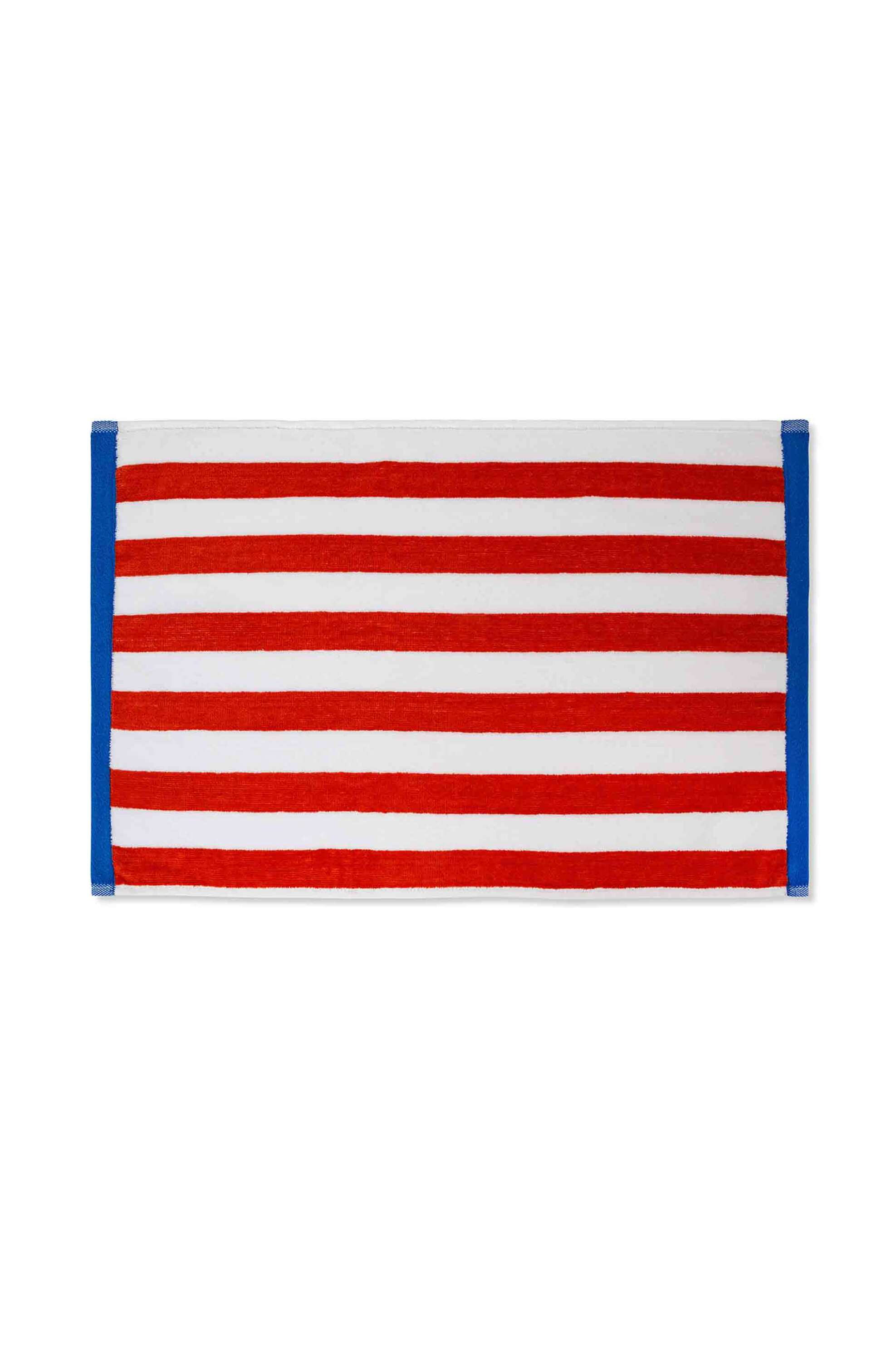 COINCASA Coincasa πετσέτα χεριών με sailor stripes 60 x 40 cm - 007359515 Κόκκινο