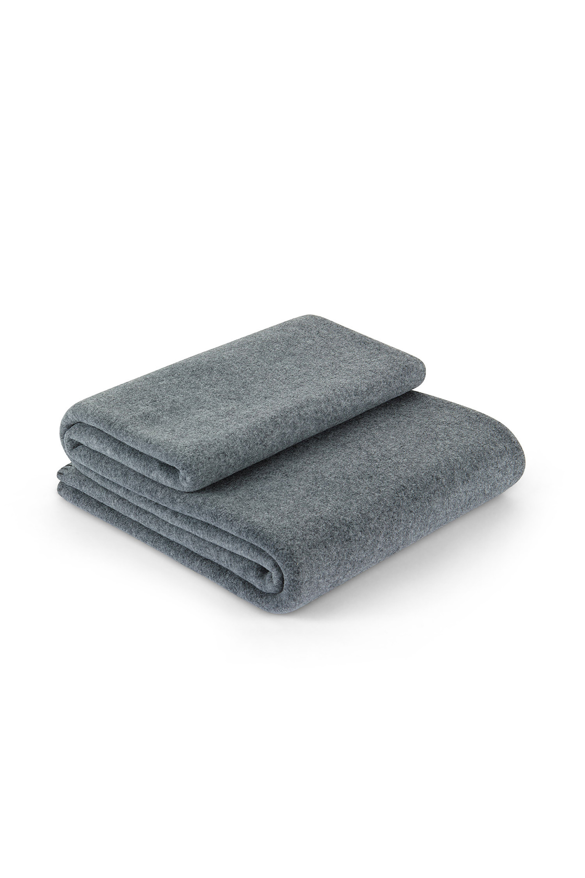 COINCASA Coincasa κουβέρτα μονή fleece μονόχρωμη 170 x 130 cm - 007217970 Γκρι