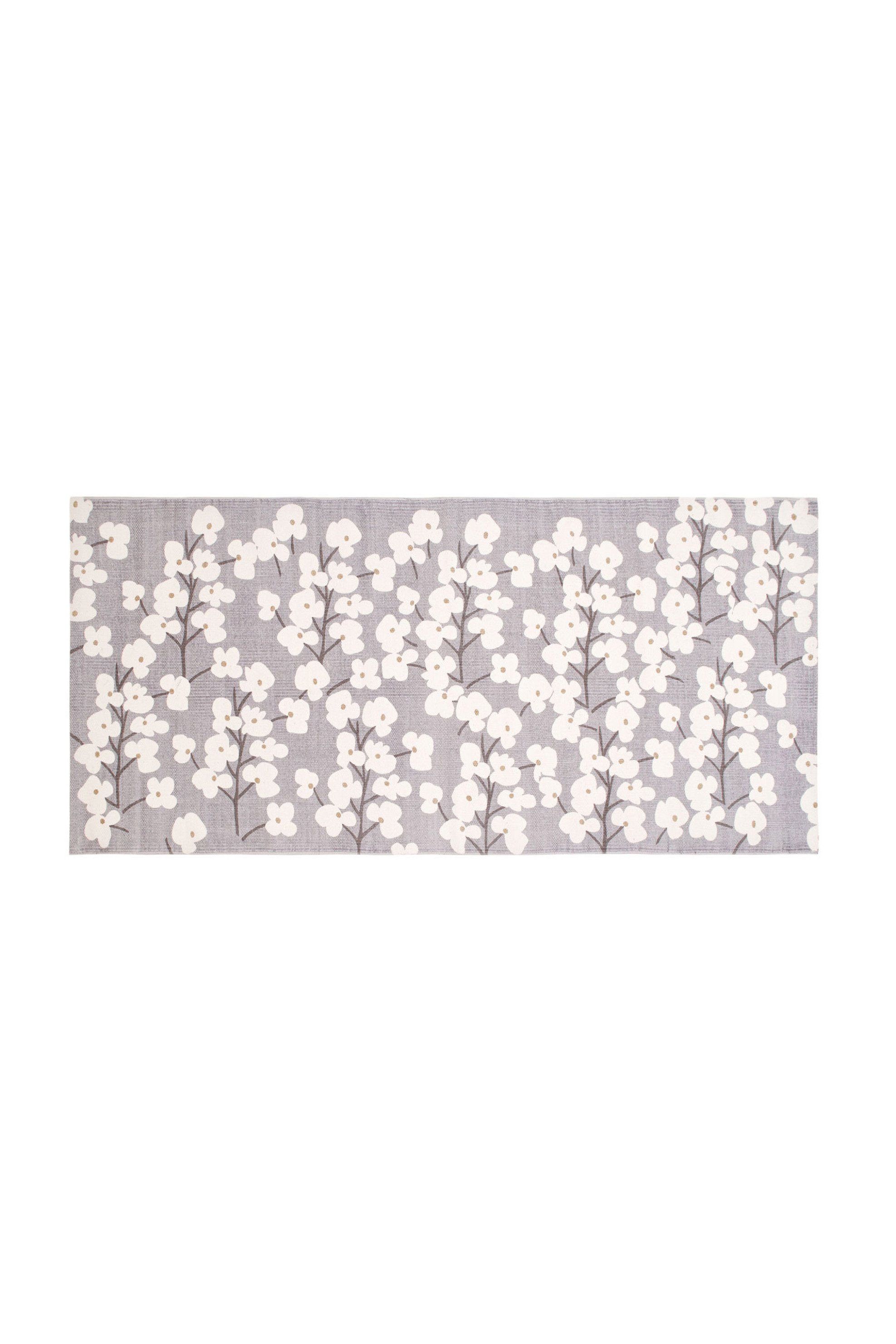 COINCASA Coincasa σουπλά βαμβακερό με floral σχέδιο 220 x 60 cm - 000495978 Πορτοκαλί