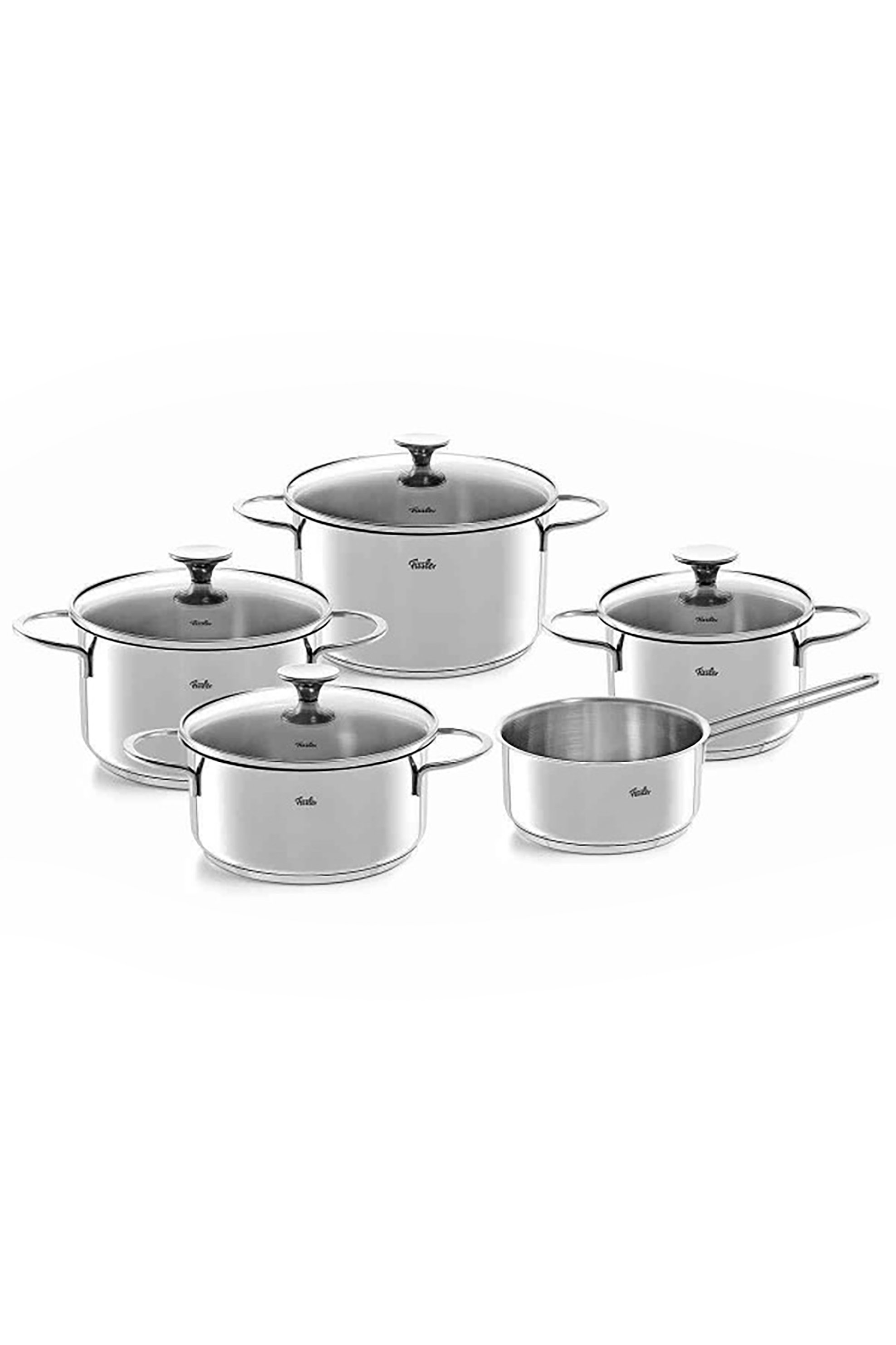 FISSLER Fissler σετ κατσαρόλες με γυάλινο καπάκι "Copenhagen" (5 τεμάχια) - 4011405000