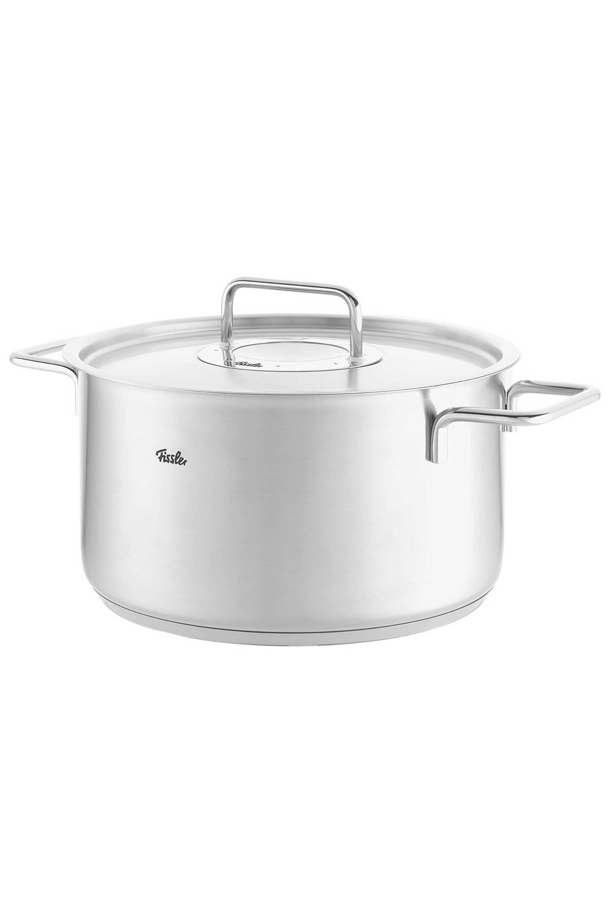 Fissler ανοξείδωτη κατσαρόλα με μεταλλικό καπάκι 24 cm "Pure" - 8611424000 φωτογραφία