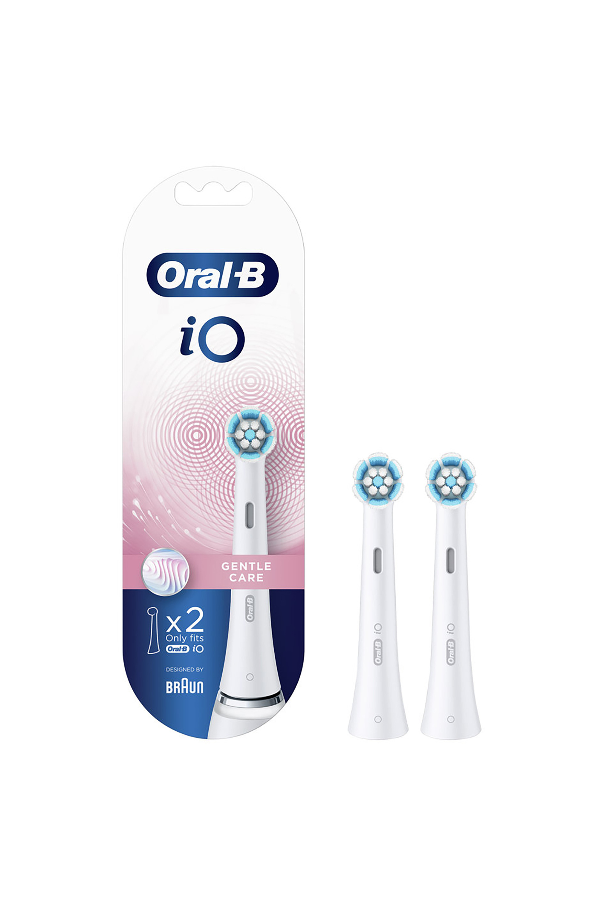 BRAUN Βraun Ανταλλακτικά Βουρτσάκια Oral-B iO Gentle Care (2 τεμάχια) - 81769562