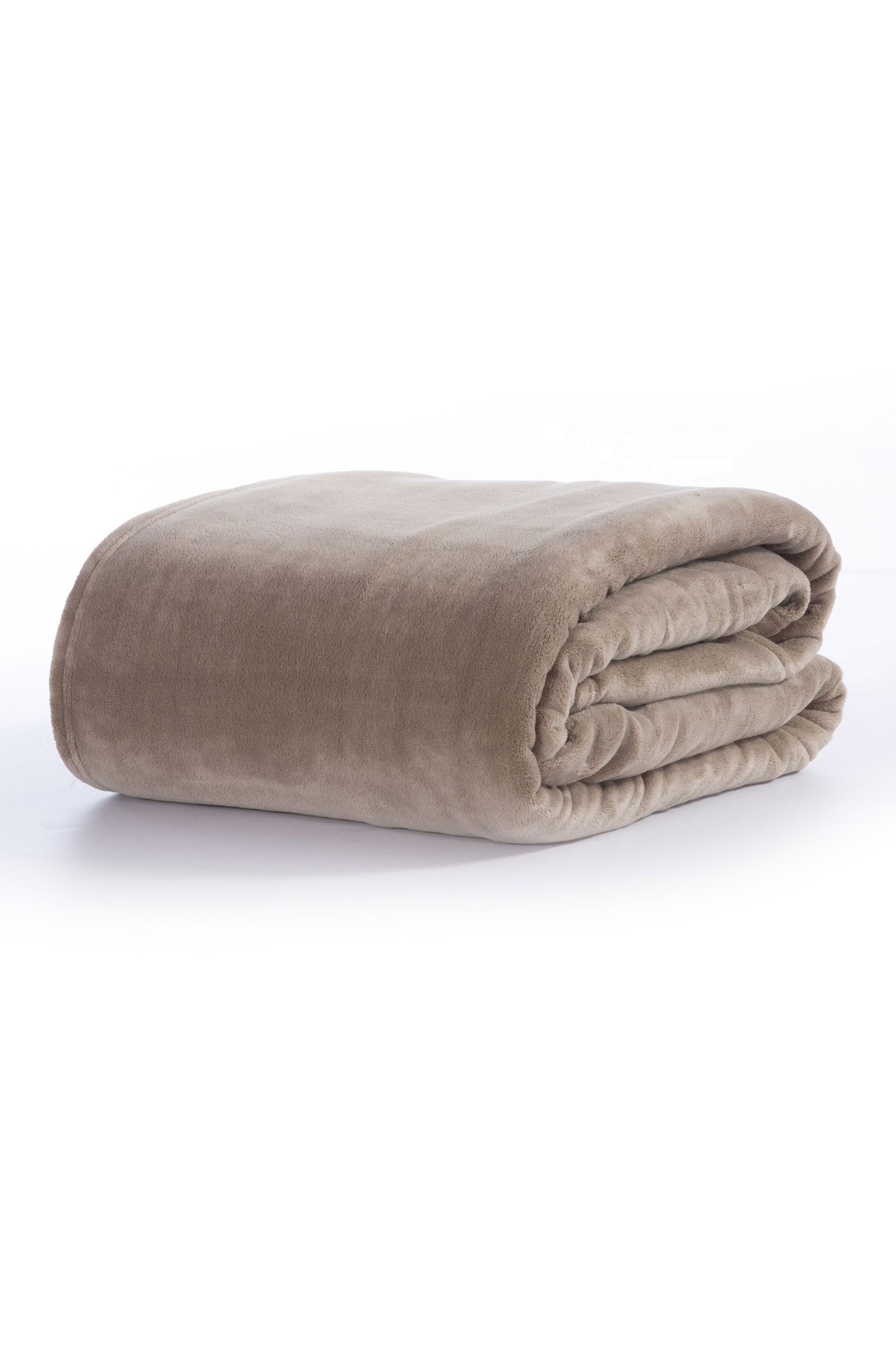 NEF-NEF HOMEWARE NEF-NEF κουβέρτα fleece μονή "Cosy" 160 x 220 cm - 031659 Μπεζ