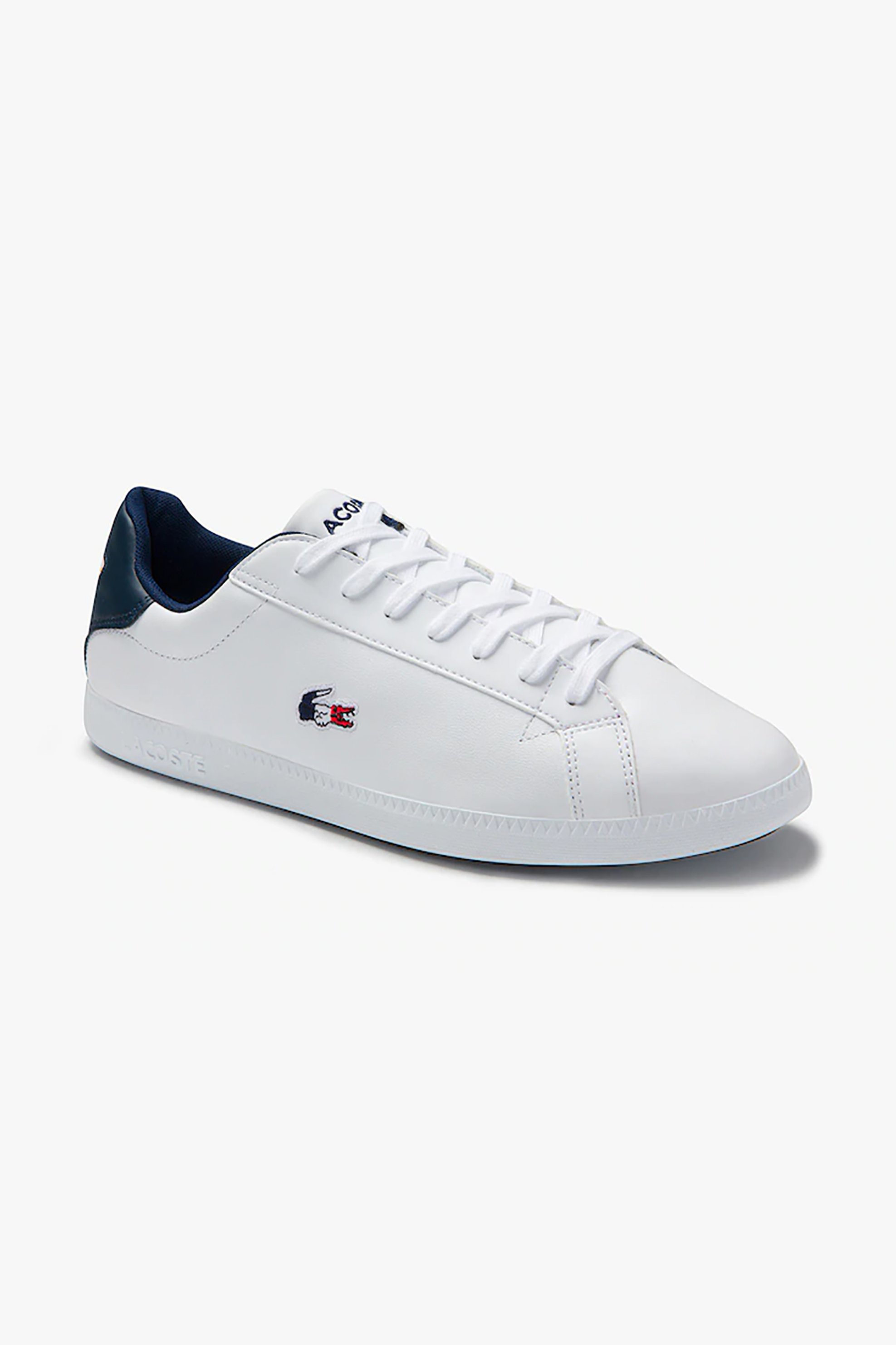 LACOSTE Lacoste ανδρικά sneakers με κορδόνια "Graduate Tricolore" - 39SMA0027407 Λευκό