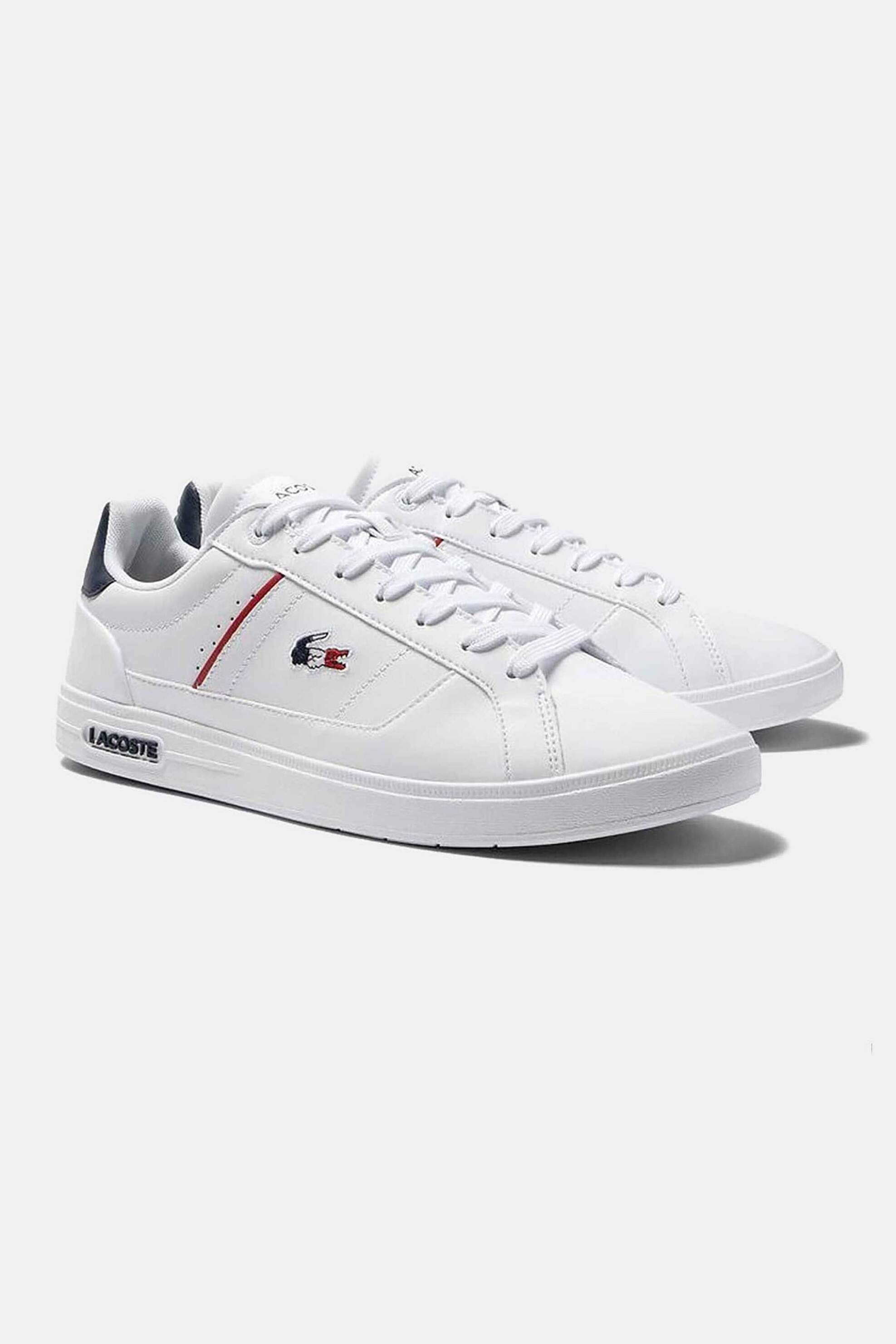 Lacoste ανδρικά sneakers με contrast λεπτομέρειες και λογότυπο "Pro Tri 123" - 45SMA0117407 Λευκό 37-45SMA0117407|0000|8
