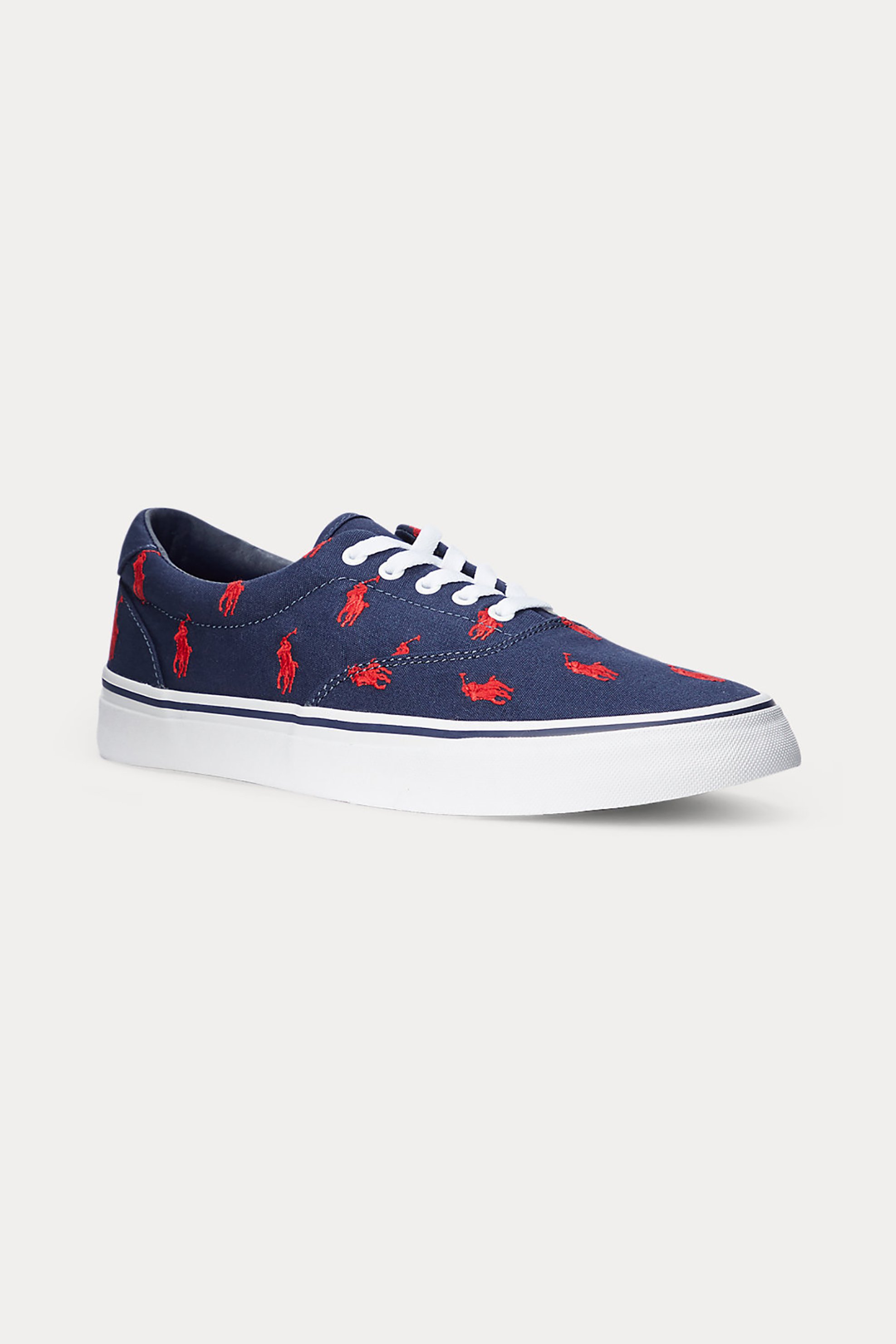 Polo Ralph Lauren ανδρικά sneakers με all-over logo print "Thorton Allover-Pony" - 816839230001 Μπλε φωτογραφία