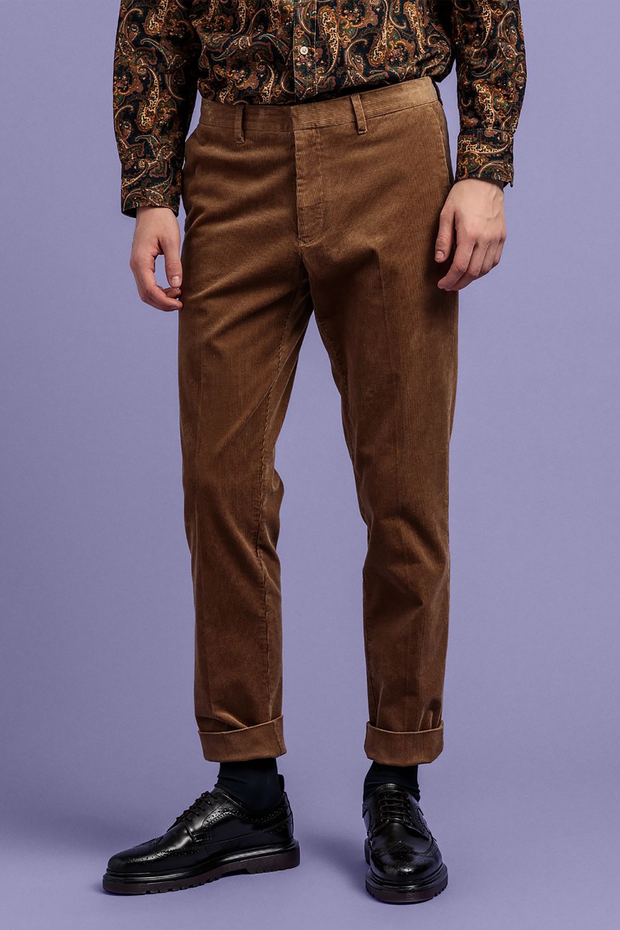 Gant ανδρικό κοτλέ chino παντελόνι Slim fit "Corduroy" - 1505077 Καφέ φωτογραφία