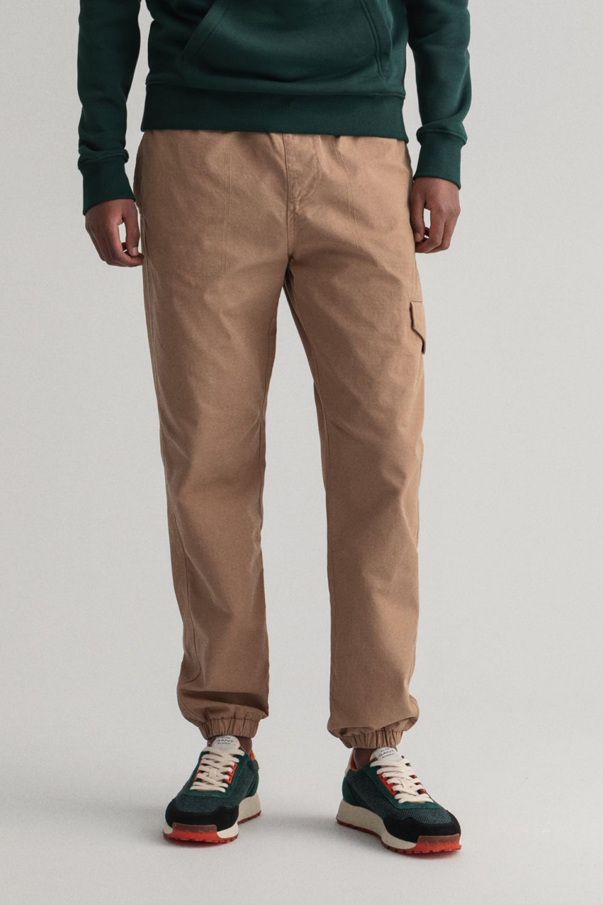 Gant ανδρικό παντελόνι jogger "Allister Regular Fit Ripstop" - 1505101 Μπεζ φωτογραφία