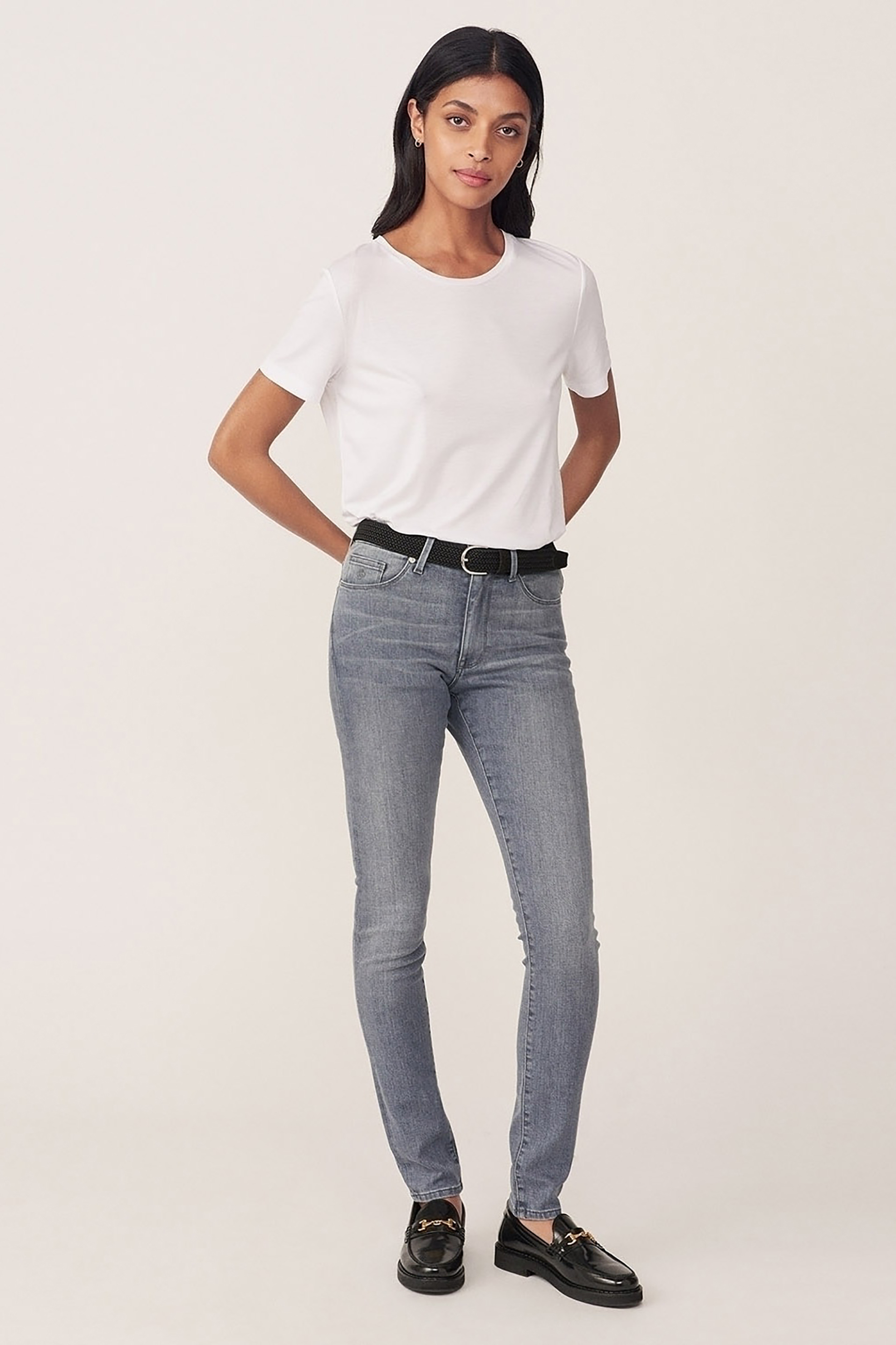 GANT Gant γυναικείο τζην παντελόνι Skinny Super Stretch - 4100034 Γκρι 2025