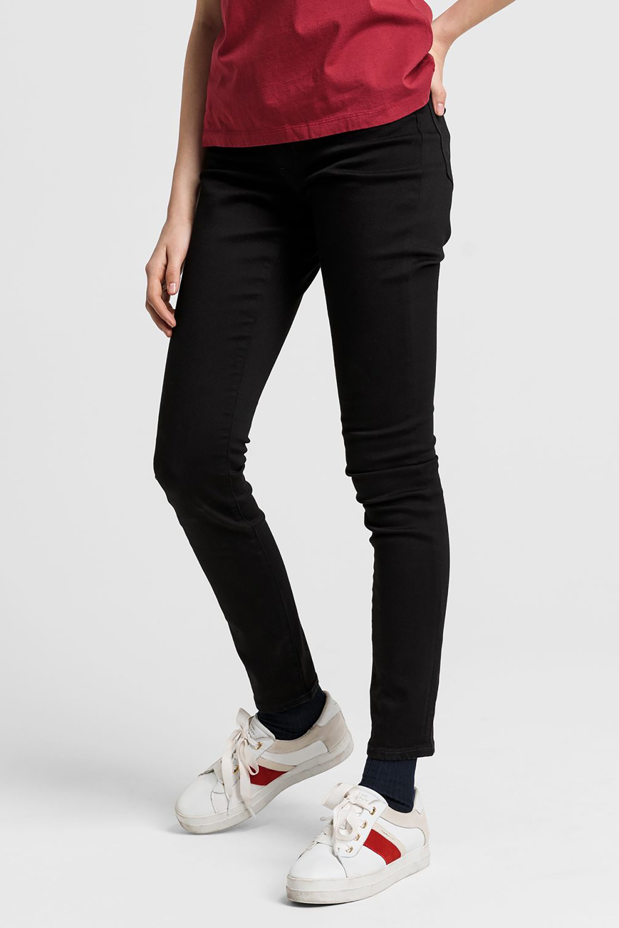 GANT Gant γυναικείο τζην παντελόνι Skinny Super Stretch - 4100034 Μαύρο 2025