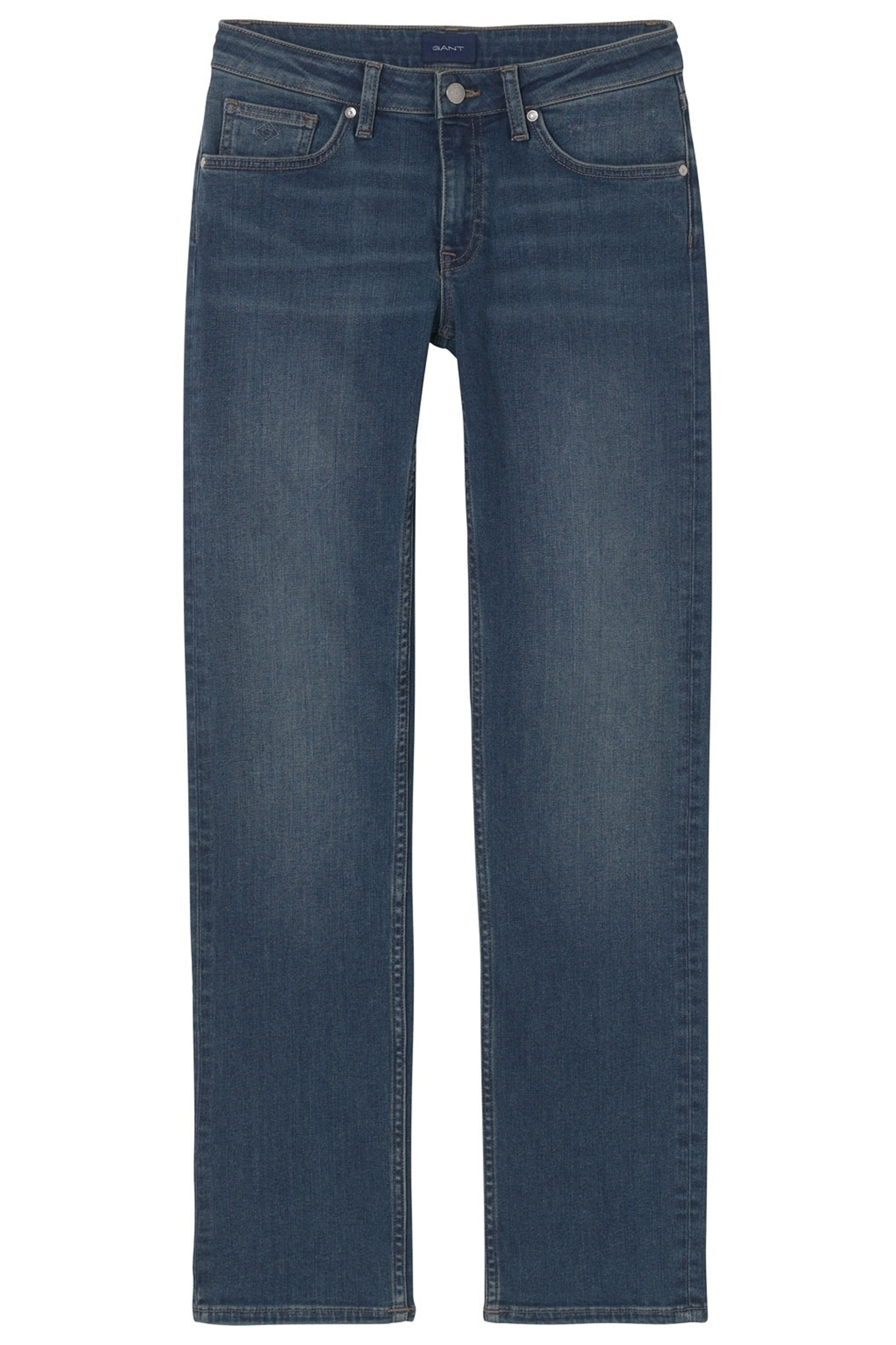 Gant γυναικείο τζην παντελόνι Straight Super Stretch Denim (32L) - 4100036 Μπλε φωτογραφία