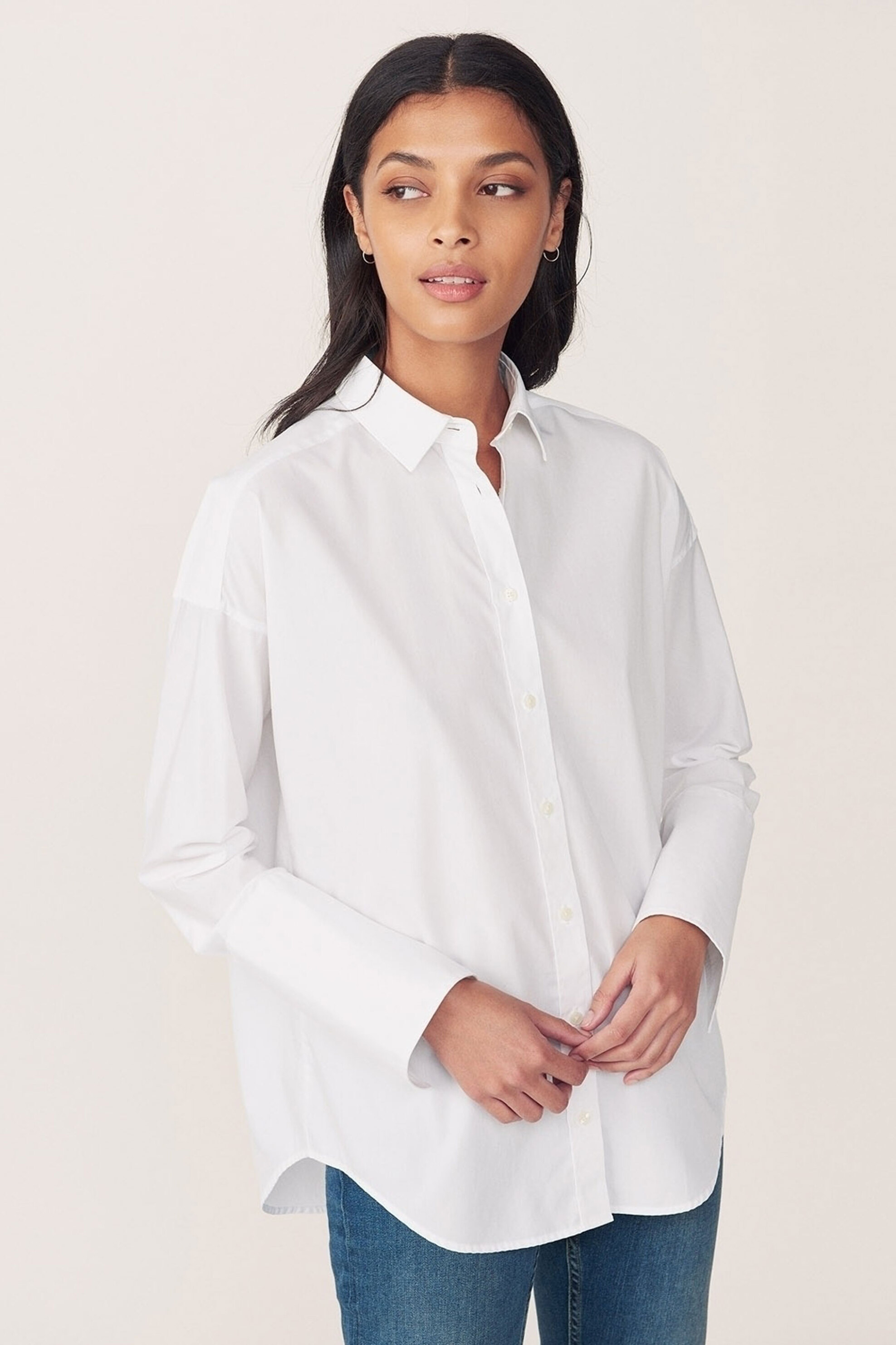 GANT Gant γυναικείο πουκάμισο Oversized Broadcloth - 4300021 Λευκό 2025