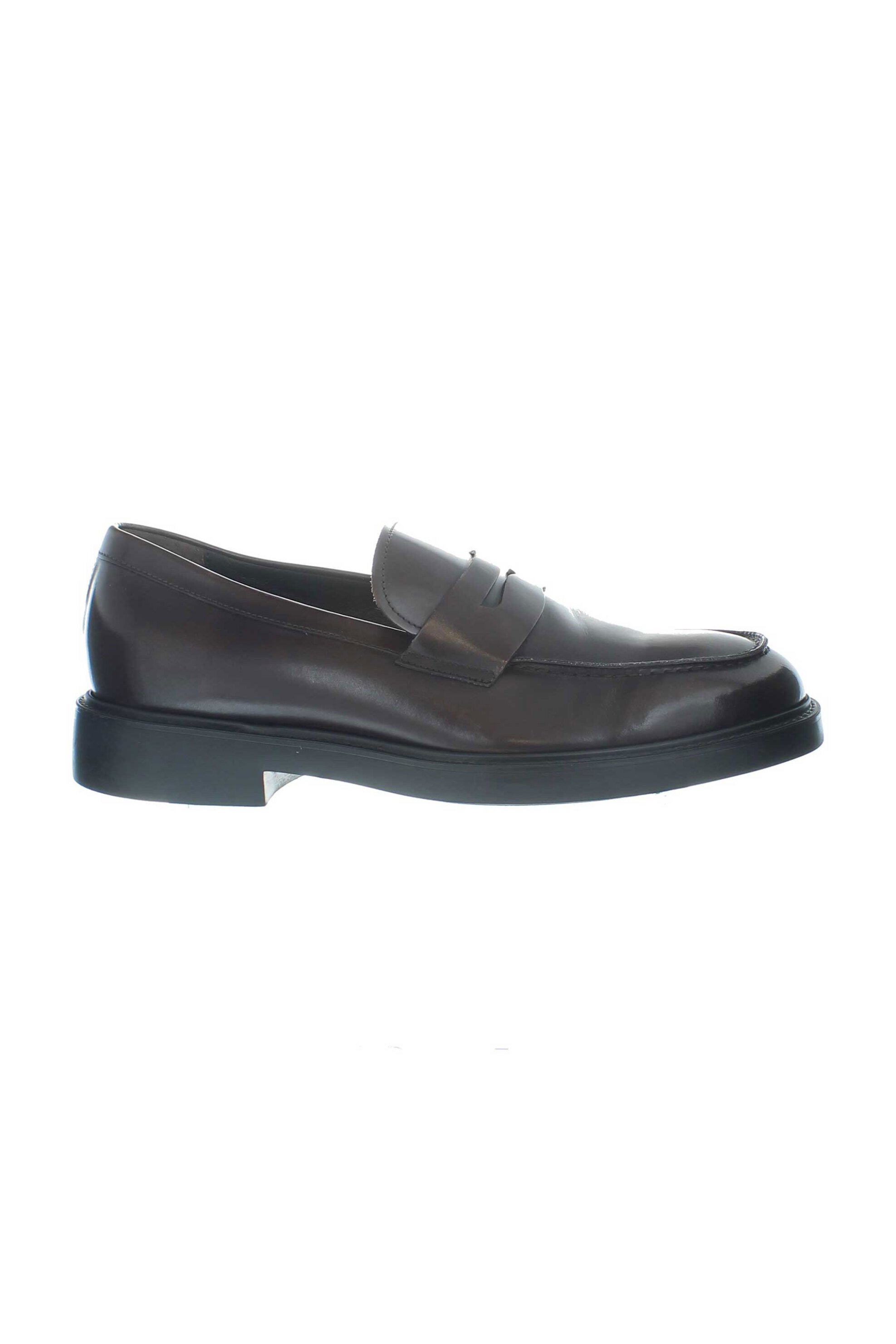 LA MARTINA La Martina ανδρικά loafers δερμάτινα - LFM232061-3130 Καφέ