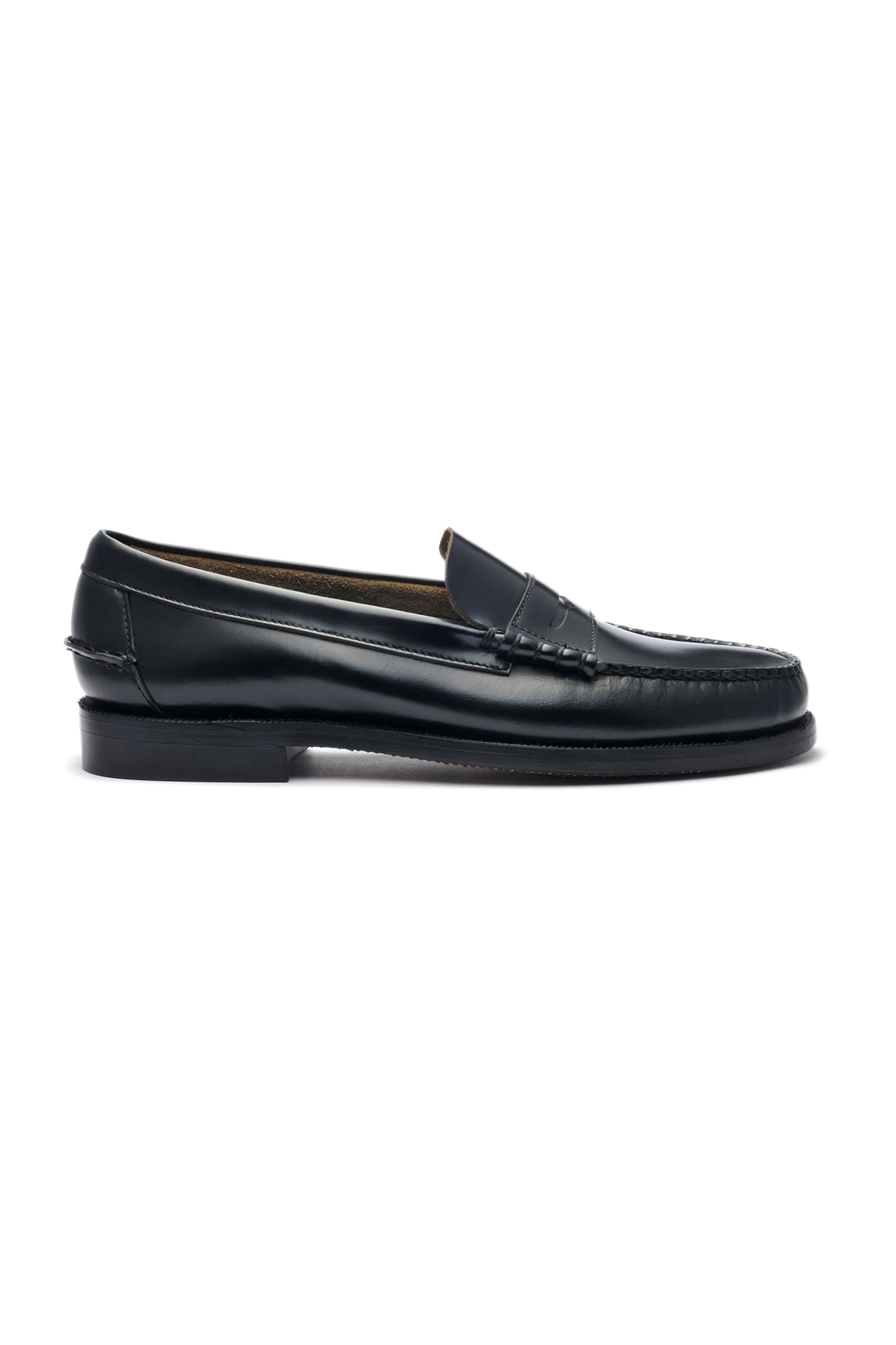 SEBAGO Sebago® ανδρικά penny loafers δερμάτινα "Classic Dan " - L7000300-902W Μαύρο