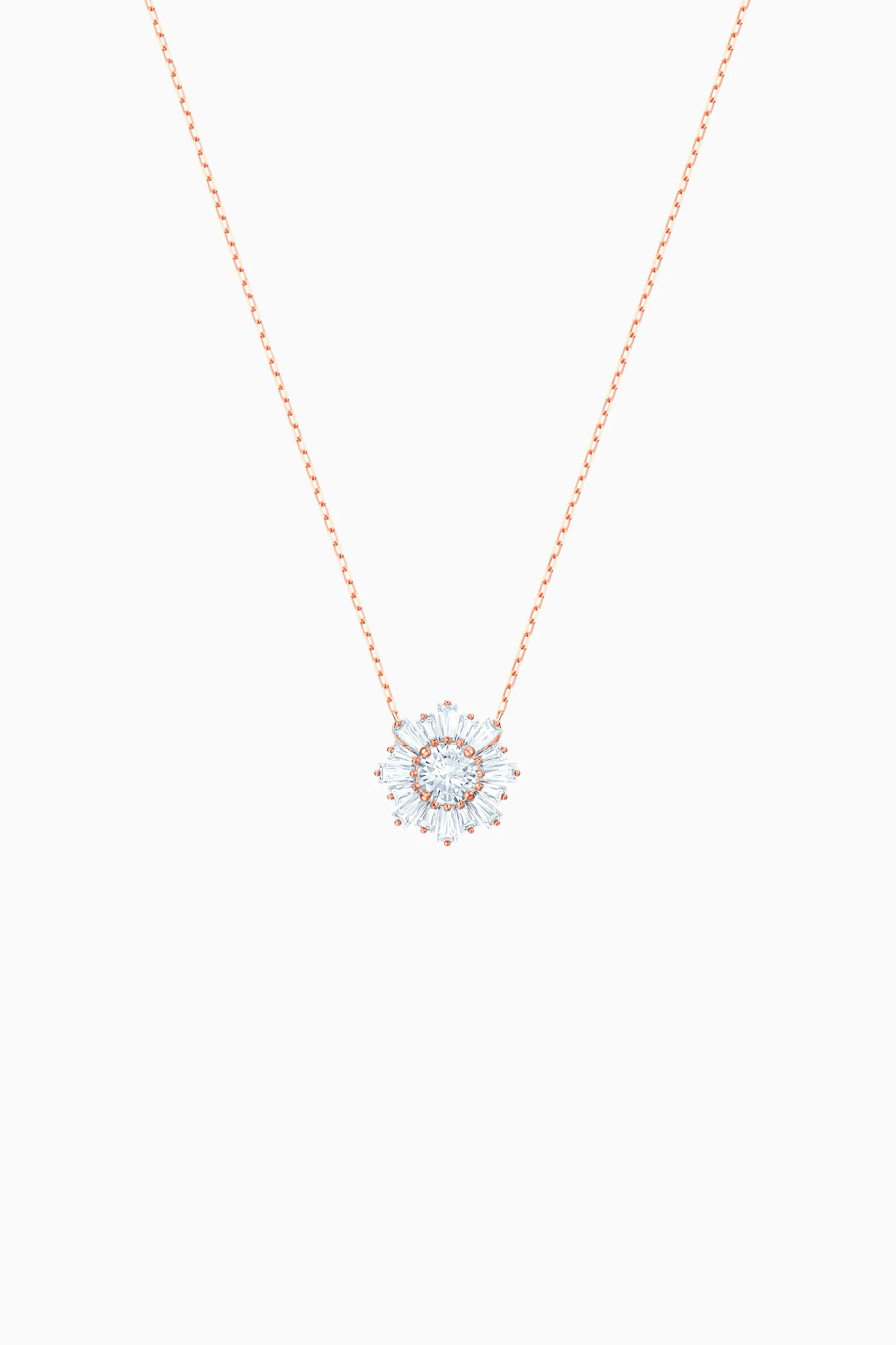  Swarovski Sunshine Pendant, White, Rose-gold tone plated - 5451376 2025