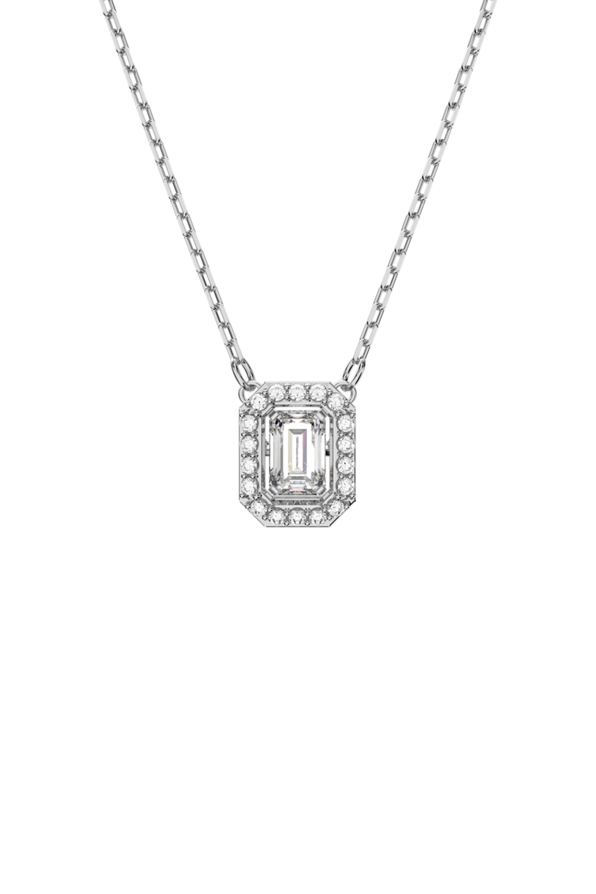  Swarovski Millenia Necklace Square Cut Swarovski Zirconia, White, Rhodium Plated - 5599177 2025