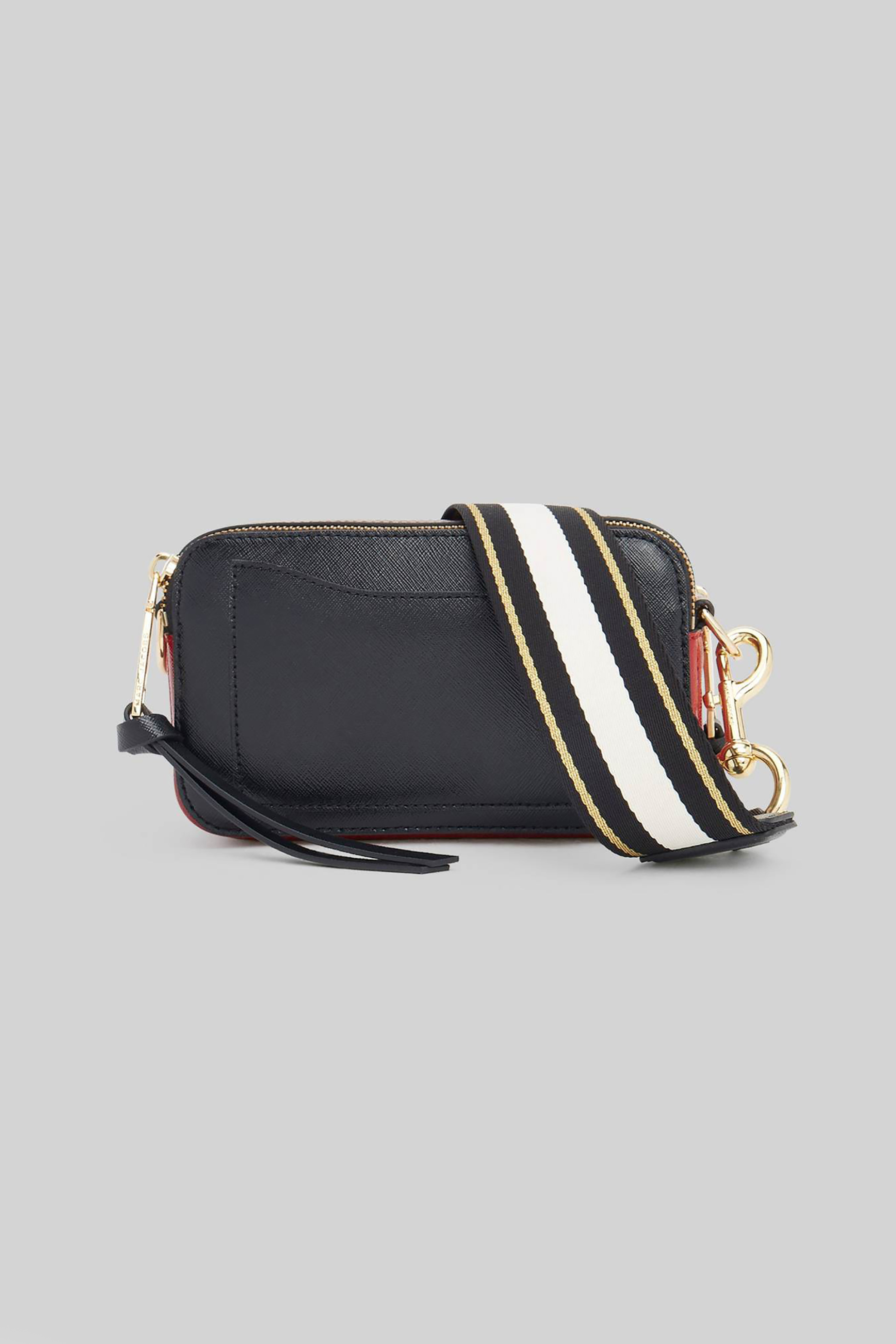 Marc Jacobs γυναικεία τσάντα crossbody με μεταλλικό λογότυπο "The Snapshot" - M0012007 Κόκκινο φωτογραφία