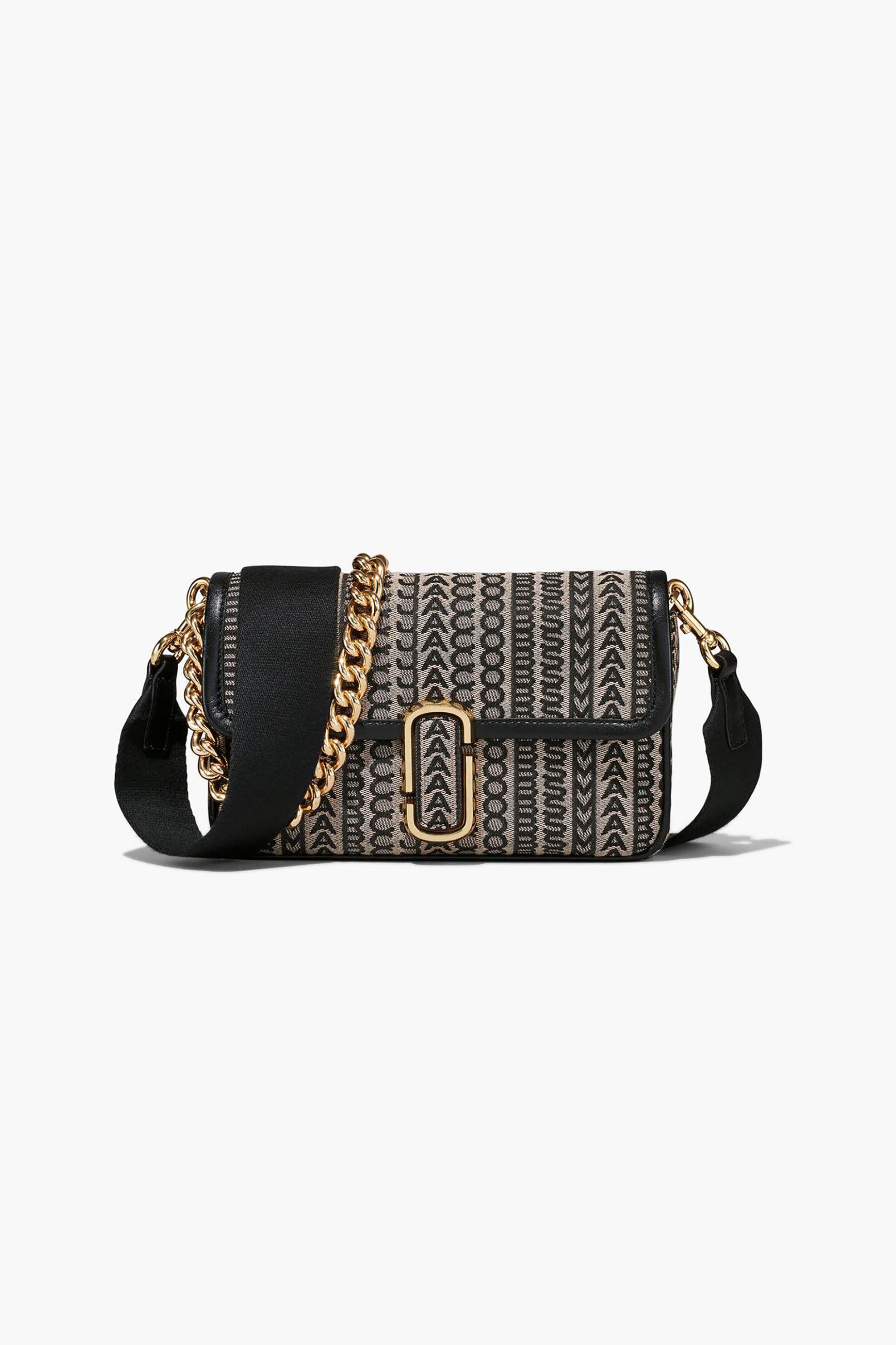 Marc Jacobs Marc Jacobs γυναικεία τσάντα ώμου με all-over logo print και μεταλλικό λογότυπο 