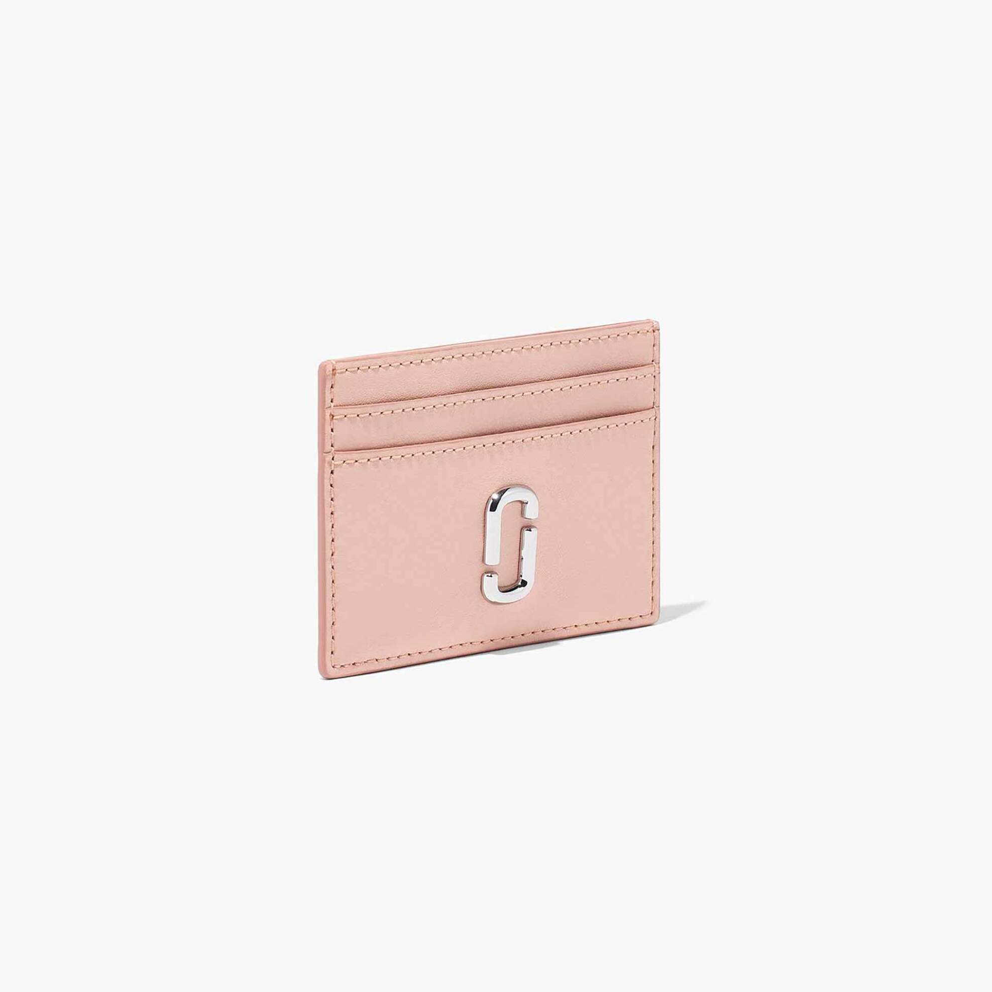 Marc Jacobs γυναικεία δερμάτινη θήκη για κάρτες "The J Marc Card Case" - 2S3SMP006S01 Ροζ Ανοιχτό φωτογραφία