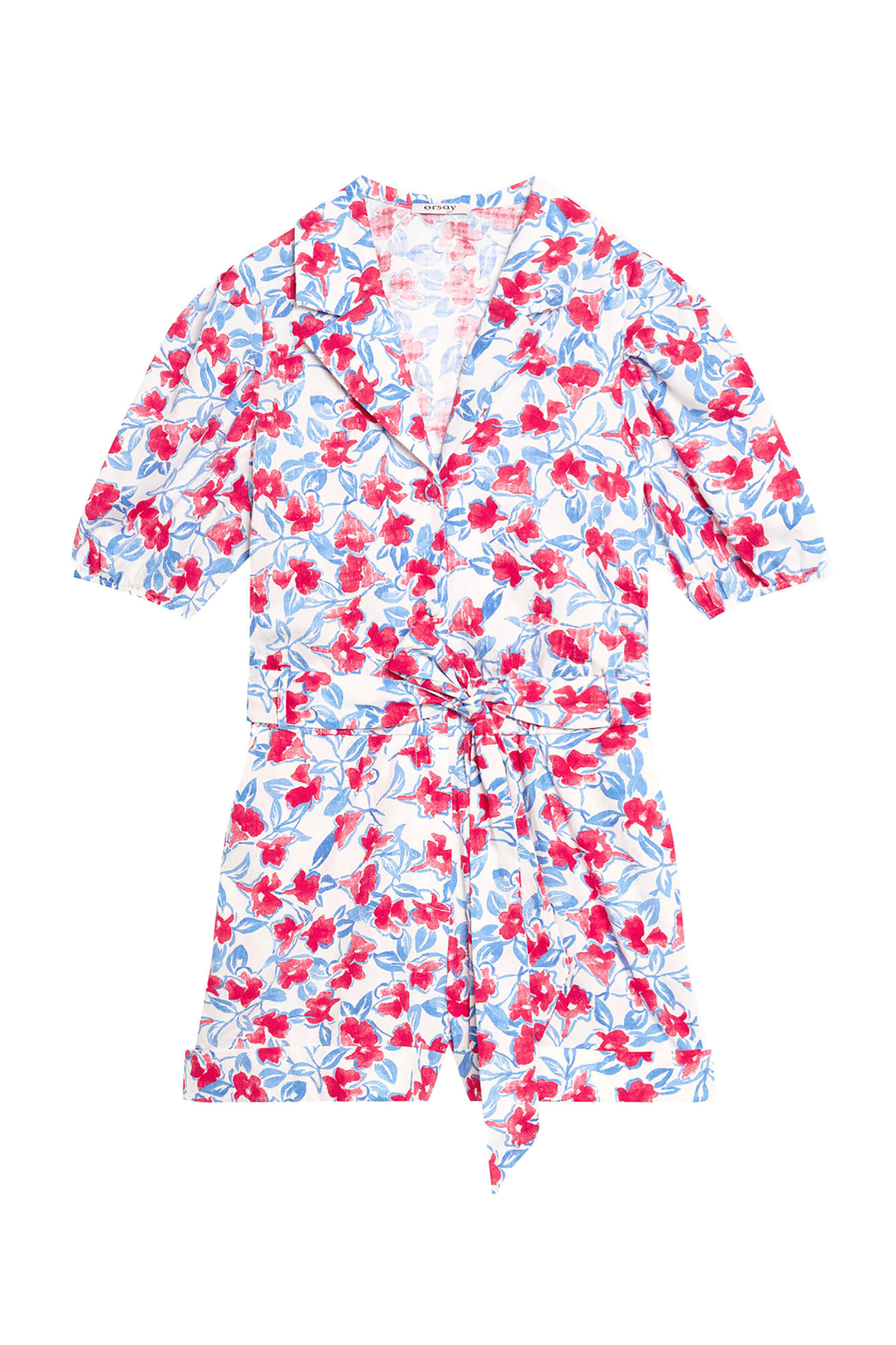 ORSAY Orsay γυναικεία ολόσωμη φόρμα σορτς και all-over floral print - 452039-001000-** Υπόλευκο 2025