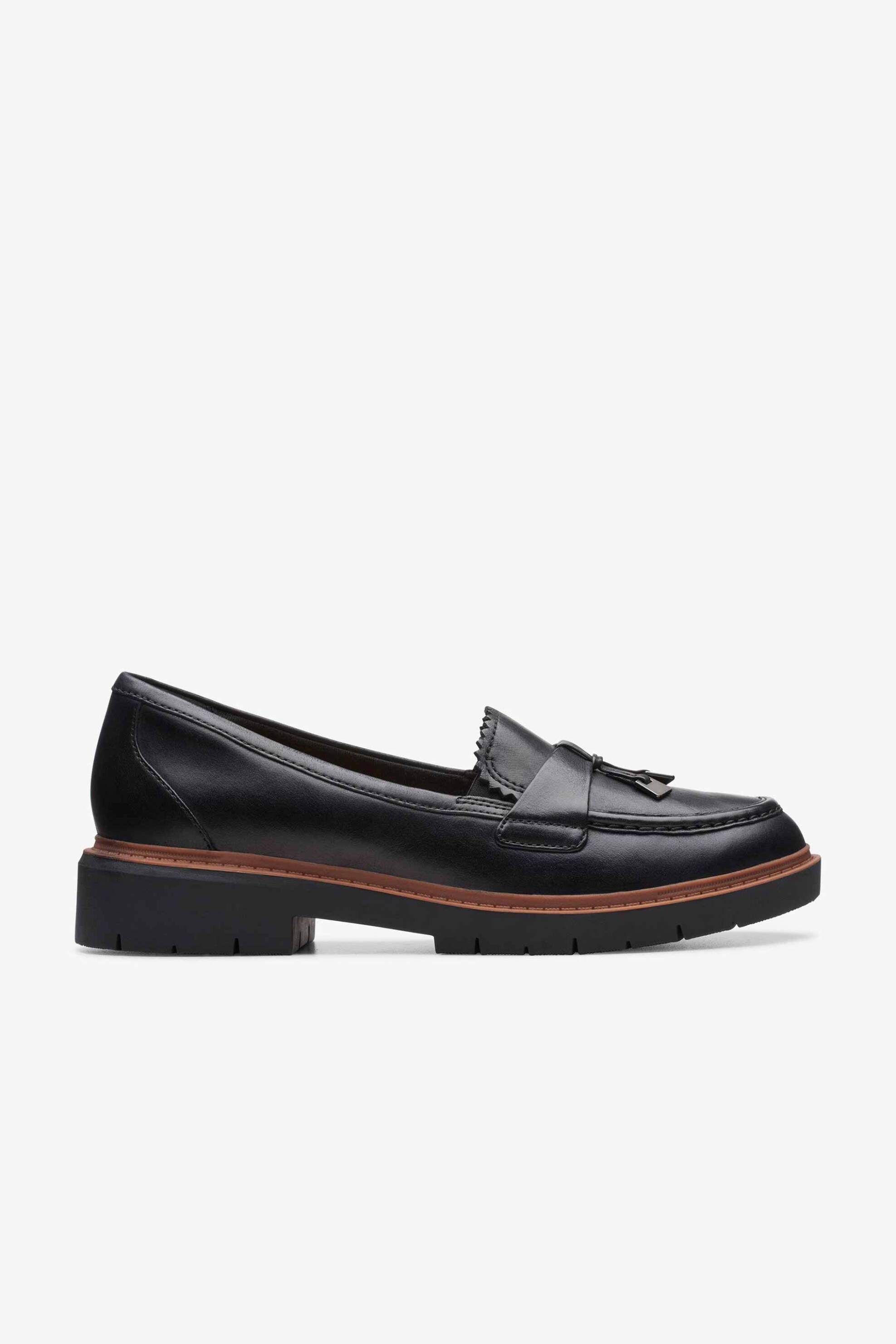  Clarks γυναικεία δερμάτινα loafers 