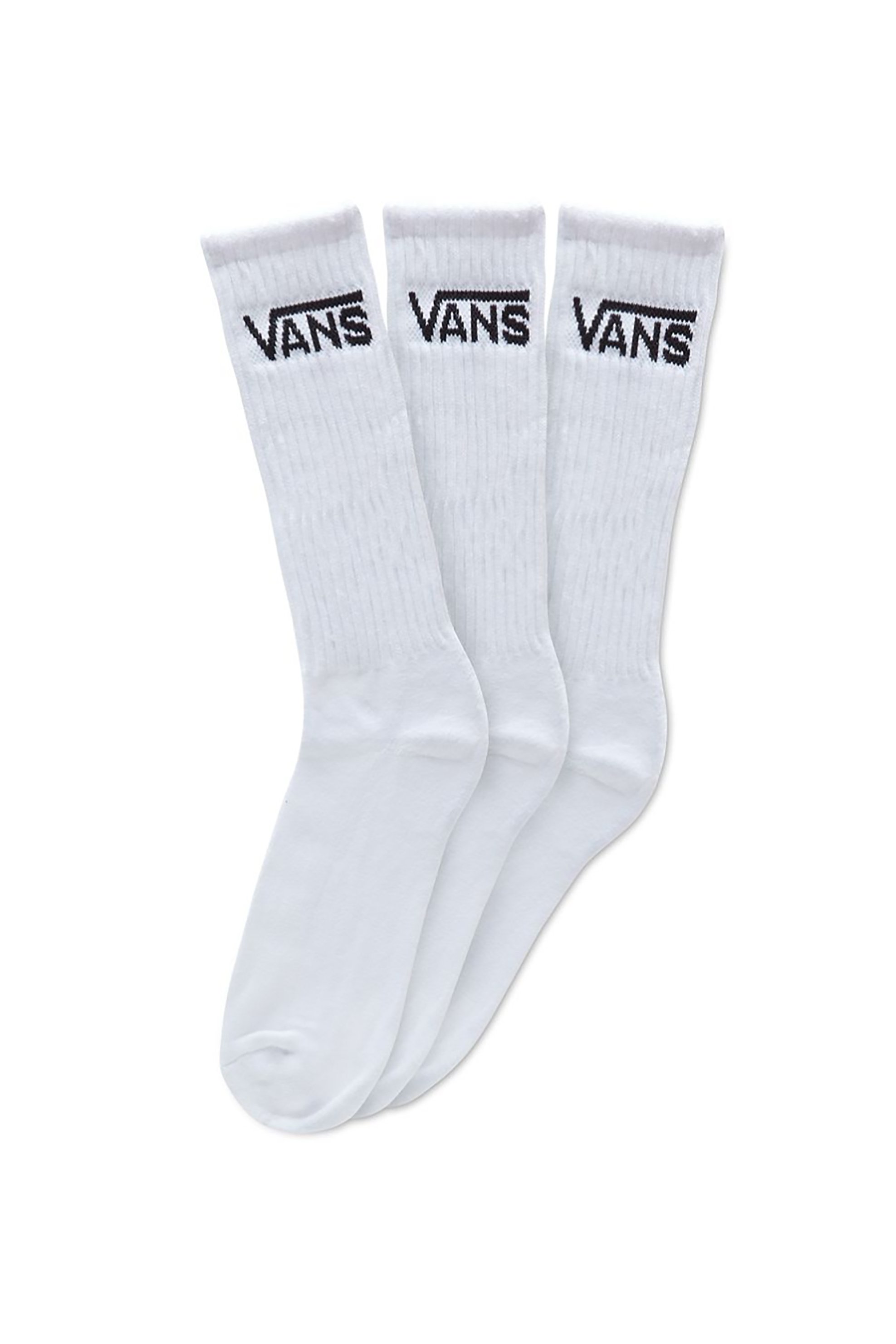 VANS Vans ανδρικές κάλτσες ΜΝ Classic Crew (3 ζεύγη) - VN000XRZWHT1 Λευκό