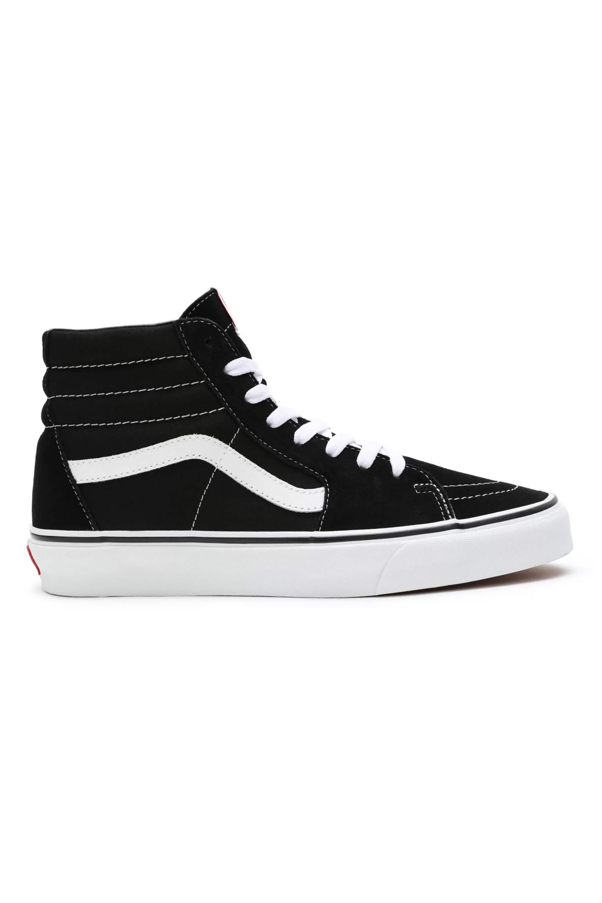 VANS Vans unisex sneakers με contrast λεπτομέρειες και logo patch στην γλώσσα του παπουτσιού "SK8-HI" - VN000D5IB8C1-** Μαύρο