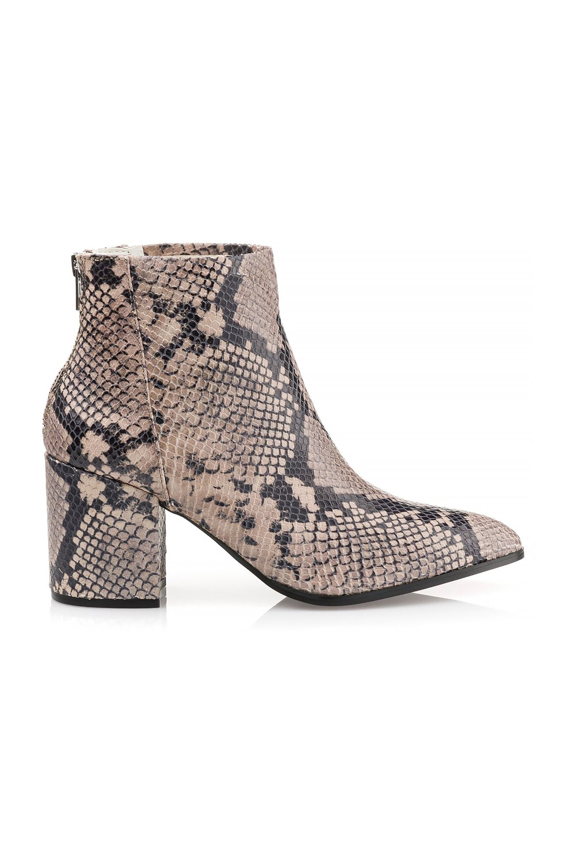  Steve Madden γυναικεία μποτάκια με snakeskin print ''Jillian'' - 744-JILLIAN TA.SN Μπεζ 2025