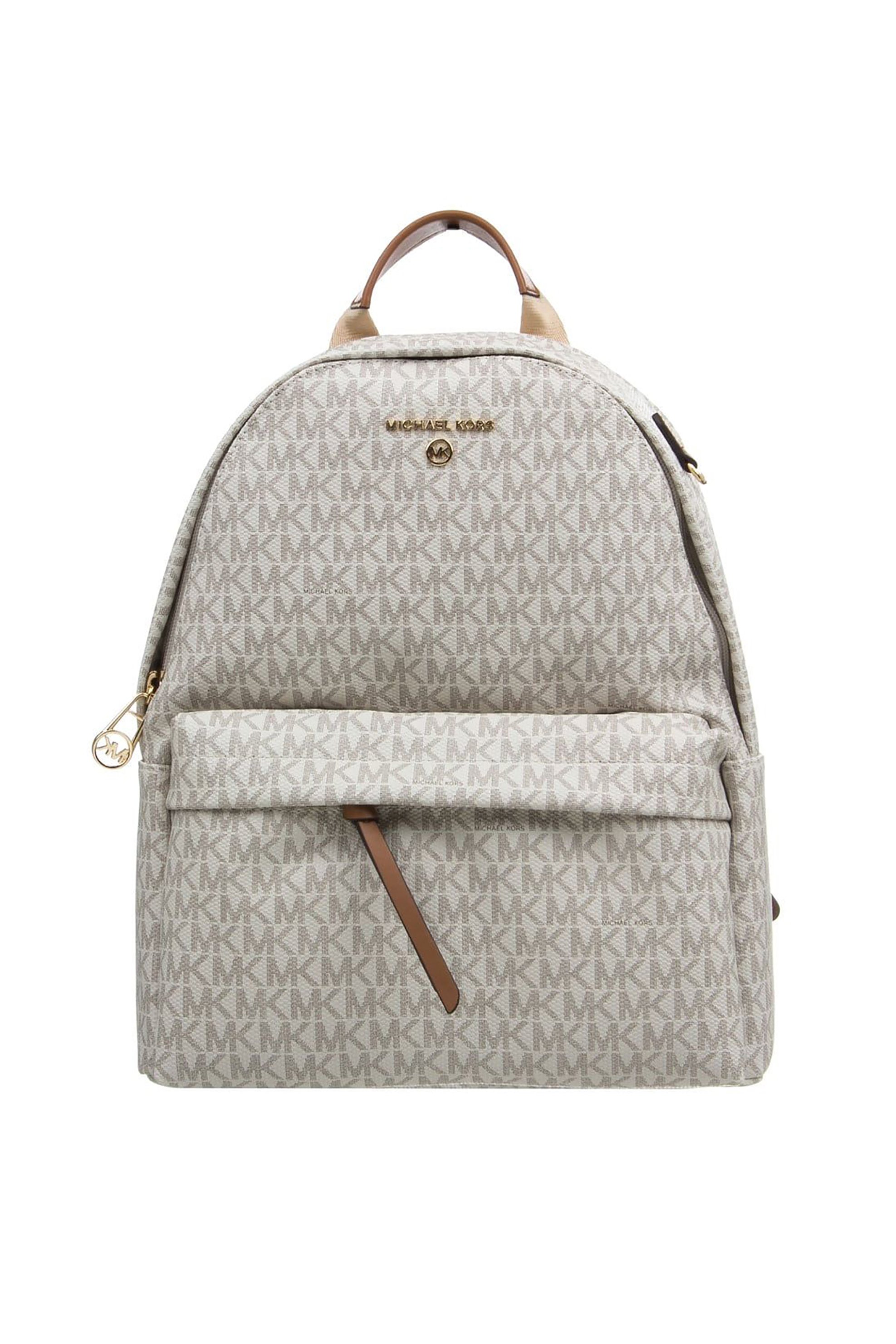 MICHAEL KORS Michael Kors γυναικείο backpack με αλυσίδα "Slater" - 30T0G04B6B Εκρού