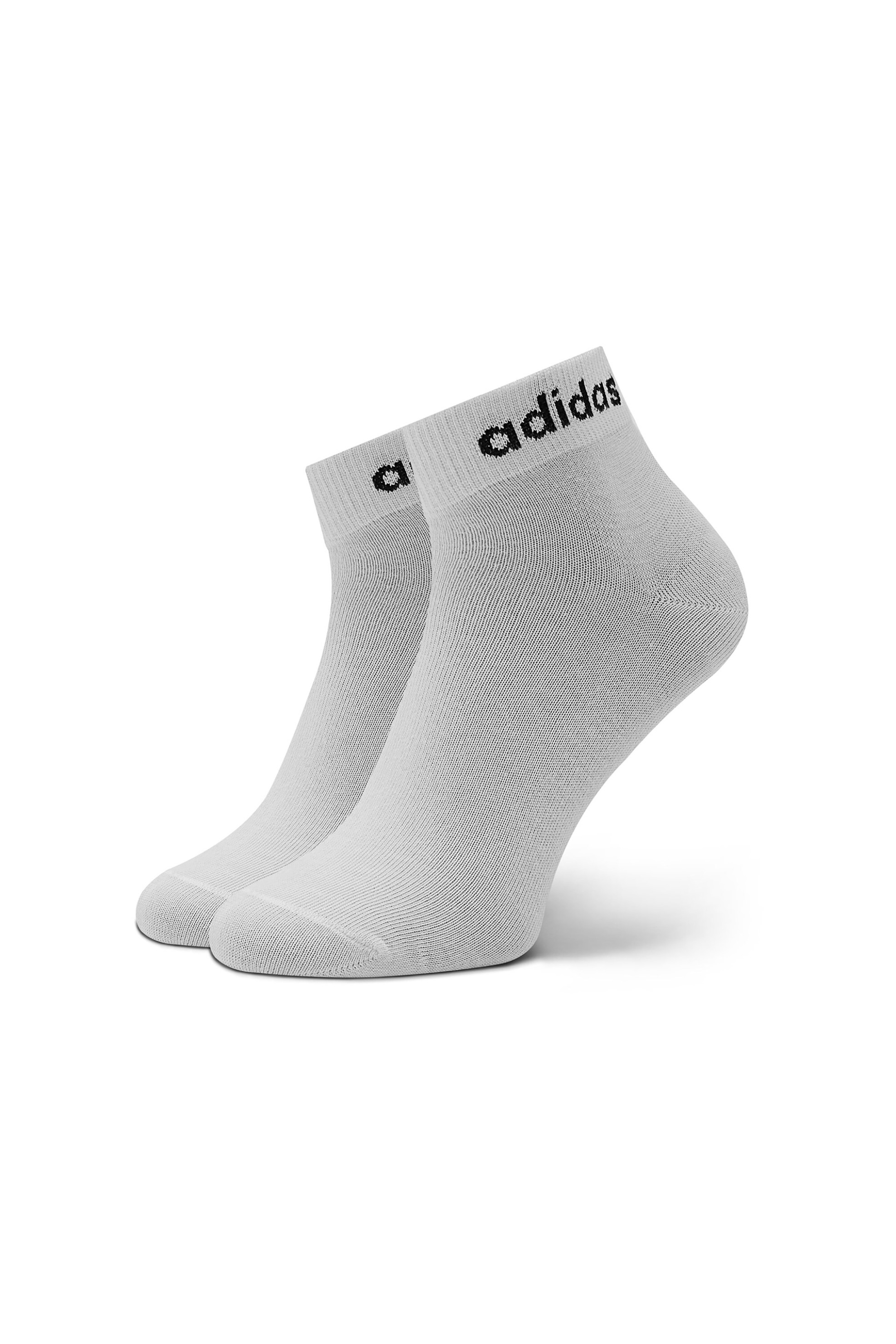 Adidas σετ ανδρικές κάλτσες με logo print και ribbed πάνω μέρος (3 τεμάχια) - IC1306 Γκρι φωτογραφία