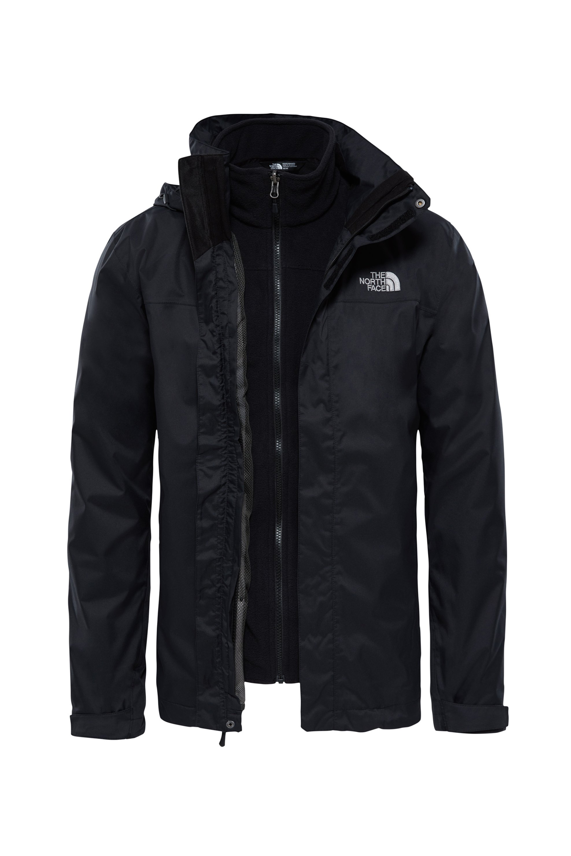 The North Face ανδρικό διπλό μπουφάν Evolve II Triclimate – NF00CG55JK31 Μαύρο