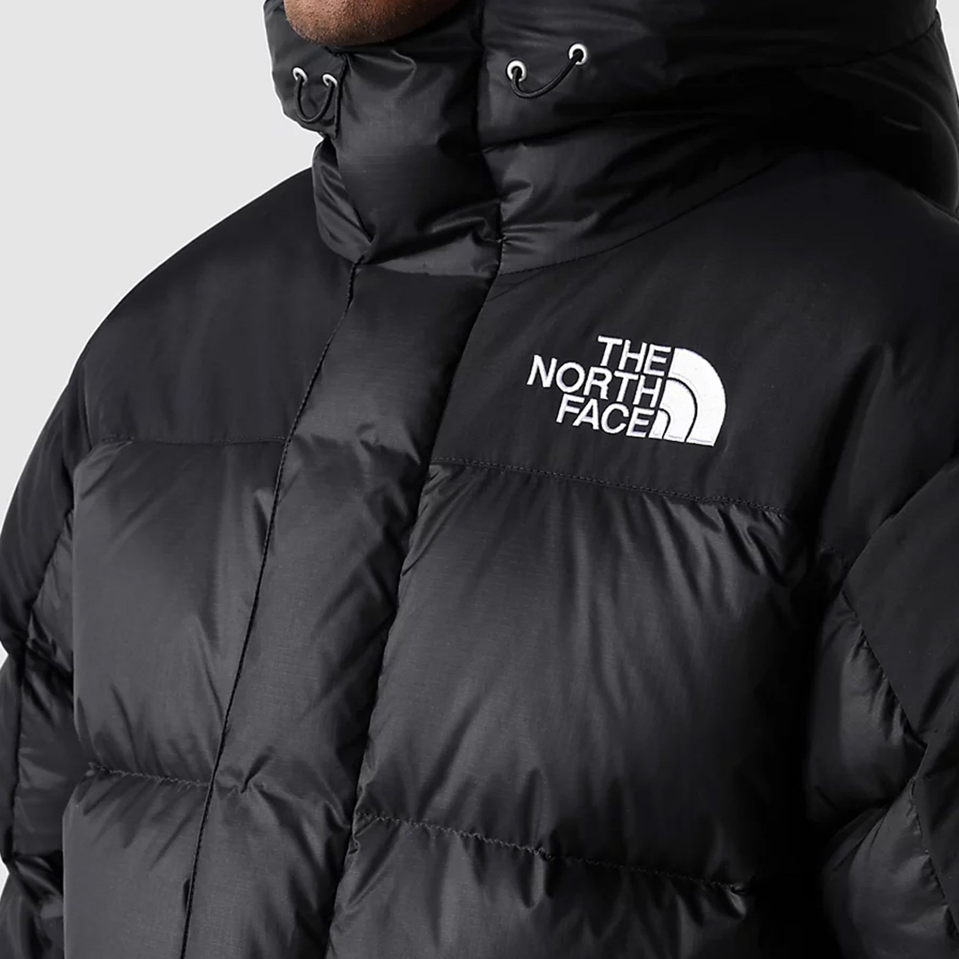 The North Face ανδρικό παρκά μονόχρωμο με σταθερή κουκούλα και κεντημένο λογότυπο "Himalayan" - NF0A4QYXJK31 Μαύρο φωτογραφία