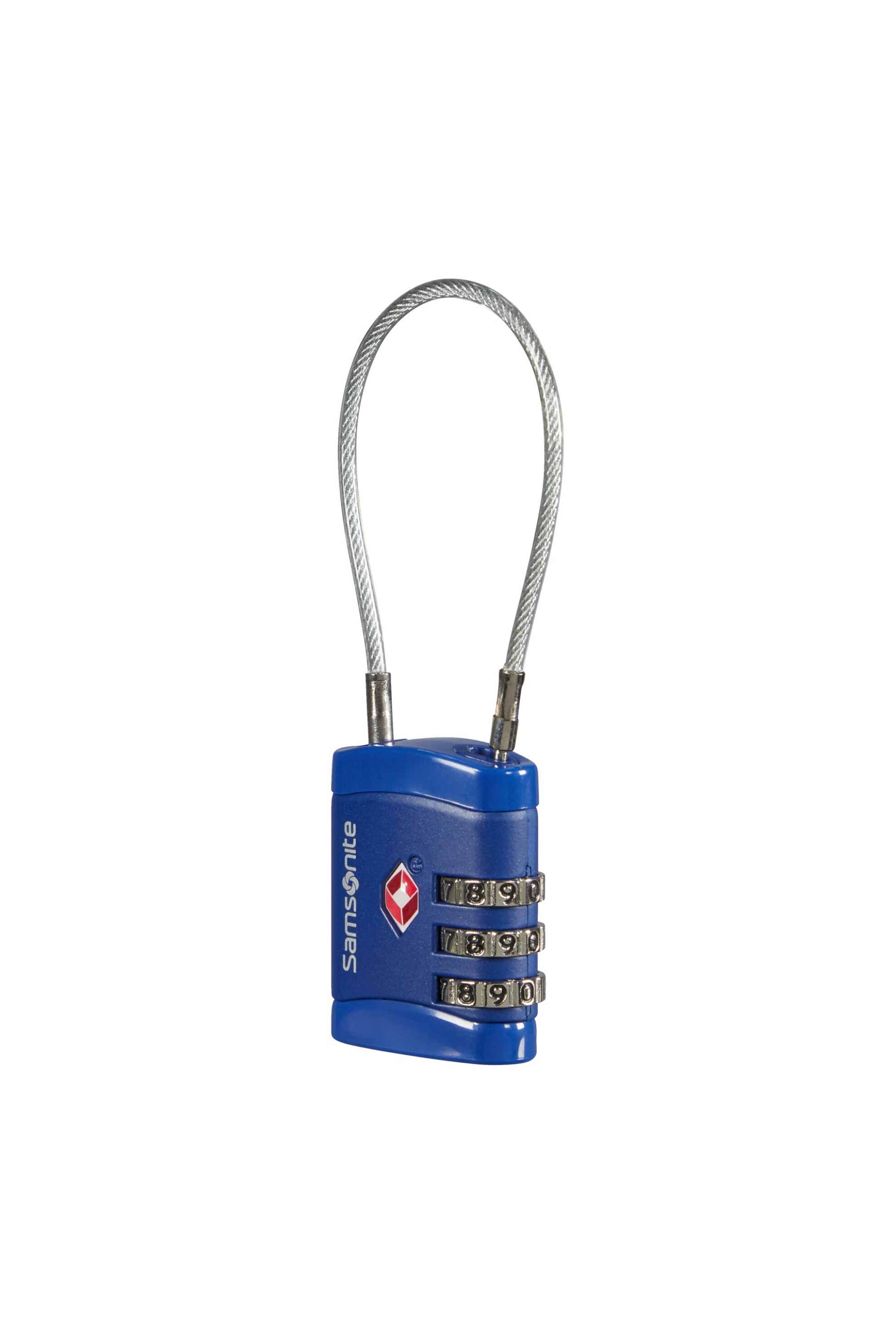 Samsonite κλειδαριά ασφαλείας βαλίτσας "Cablelock 3dial TSA" - 121296 Σκούρο Μπλε φωτογραφία