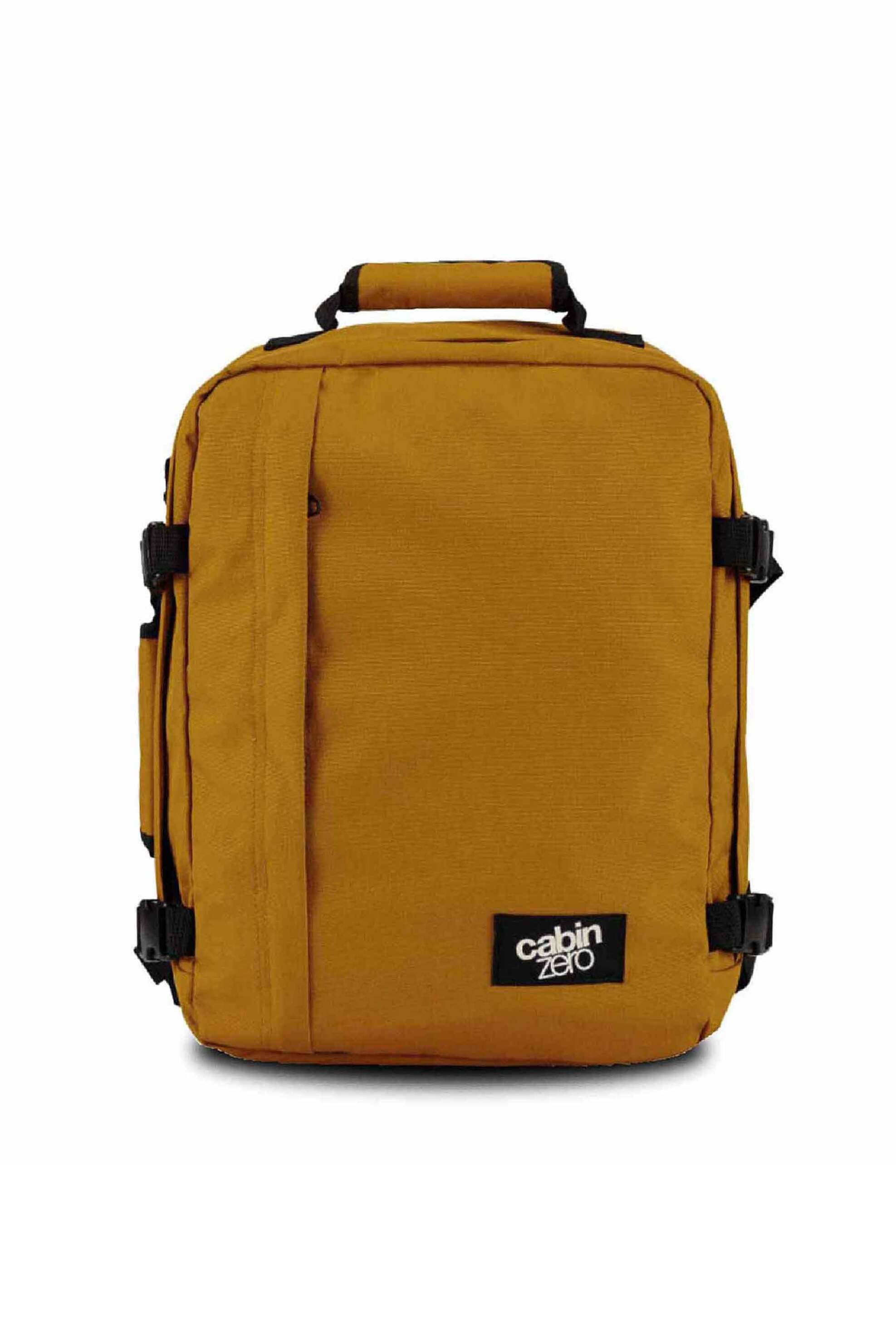 CABIN ZERO Cabin Zero unisex backpack μονόχρωμο με θήκη laptop και πλαϊνοί ιμάντες συμπίεσης "Classic" - CZ081309