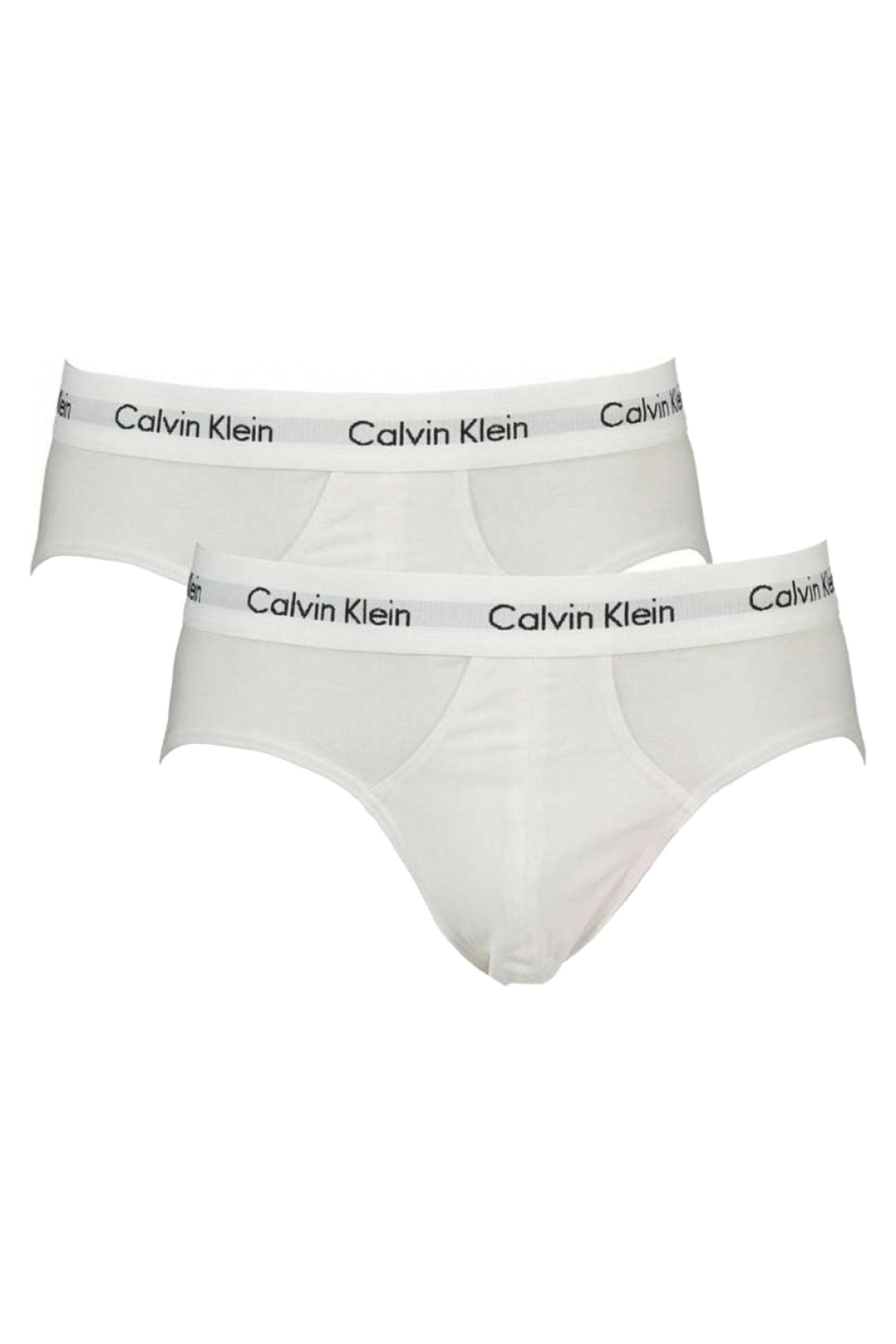 CALVIN KLEIN Calvin Klein σετ ανδρικά εσώρουχα σλιπ με logo print στο λάστιχο (3 τεμάχια) - 0000U2661G Λευκό