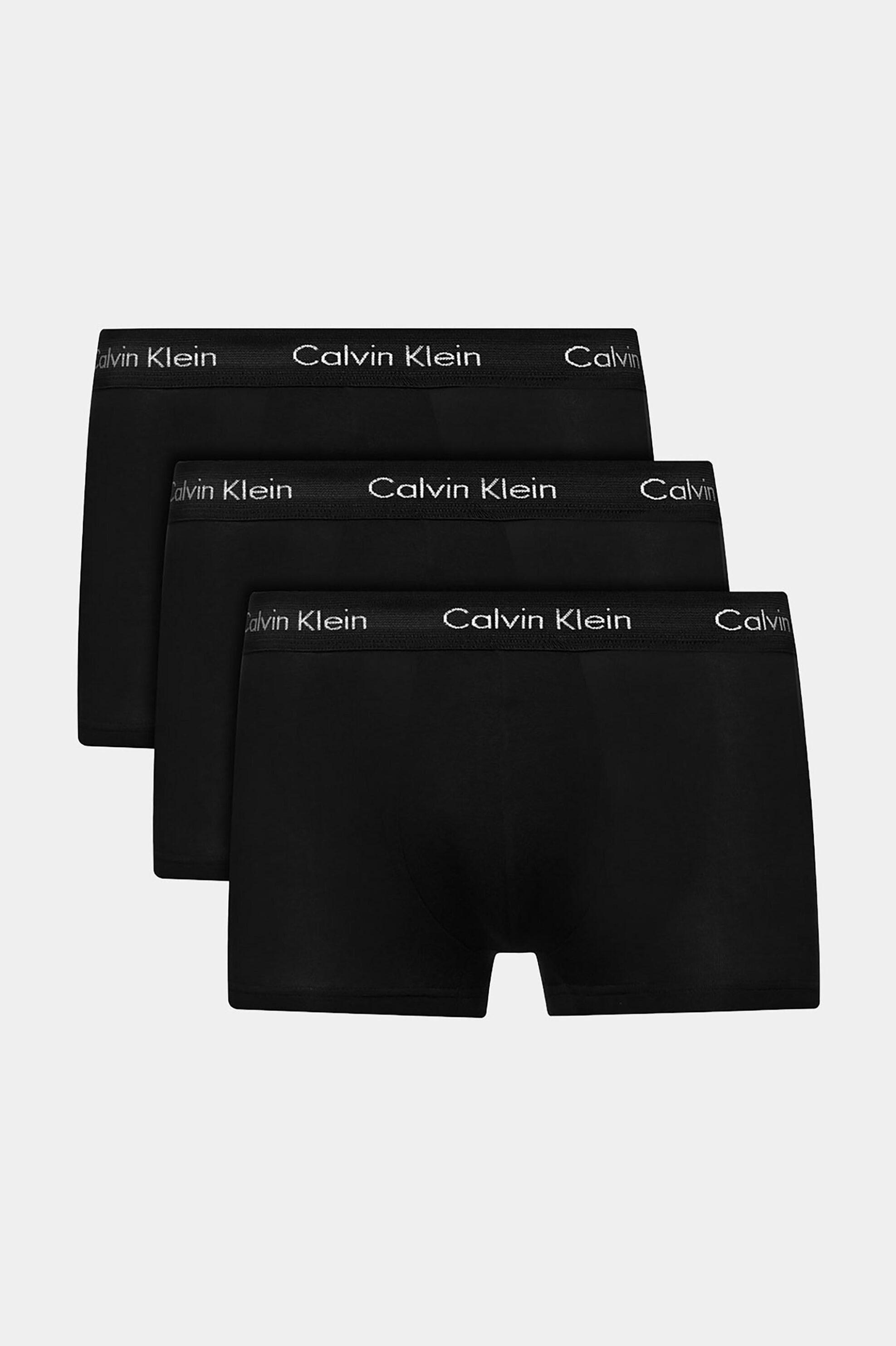 CALVIN KLEIN Calvin Klein ανδρικό σετ εσωρούχων boxer με λογότυπο στο λάστιχο (3 τεμάχια) - 0000U2664G Μαύρο