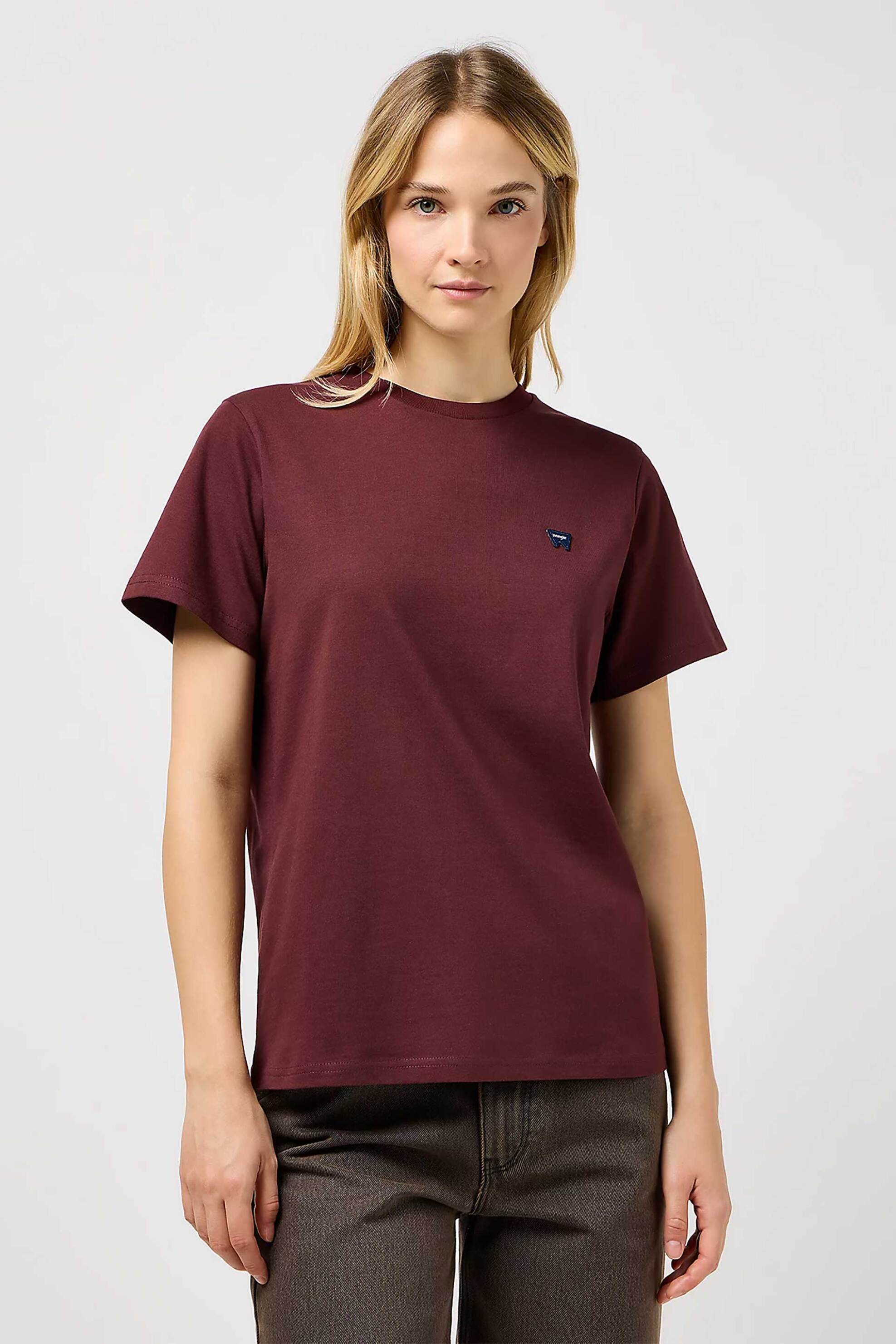 Wrangler Wrangler® γυναικείο T-shirt με λογότυπο Regular Fit 