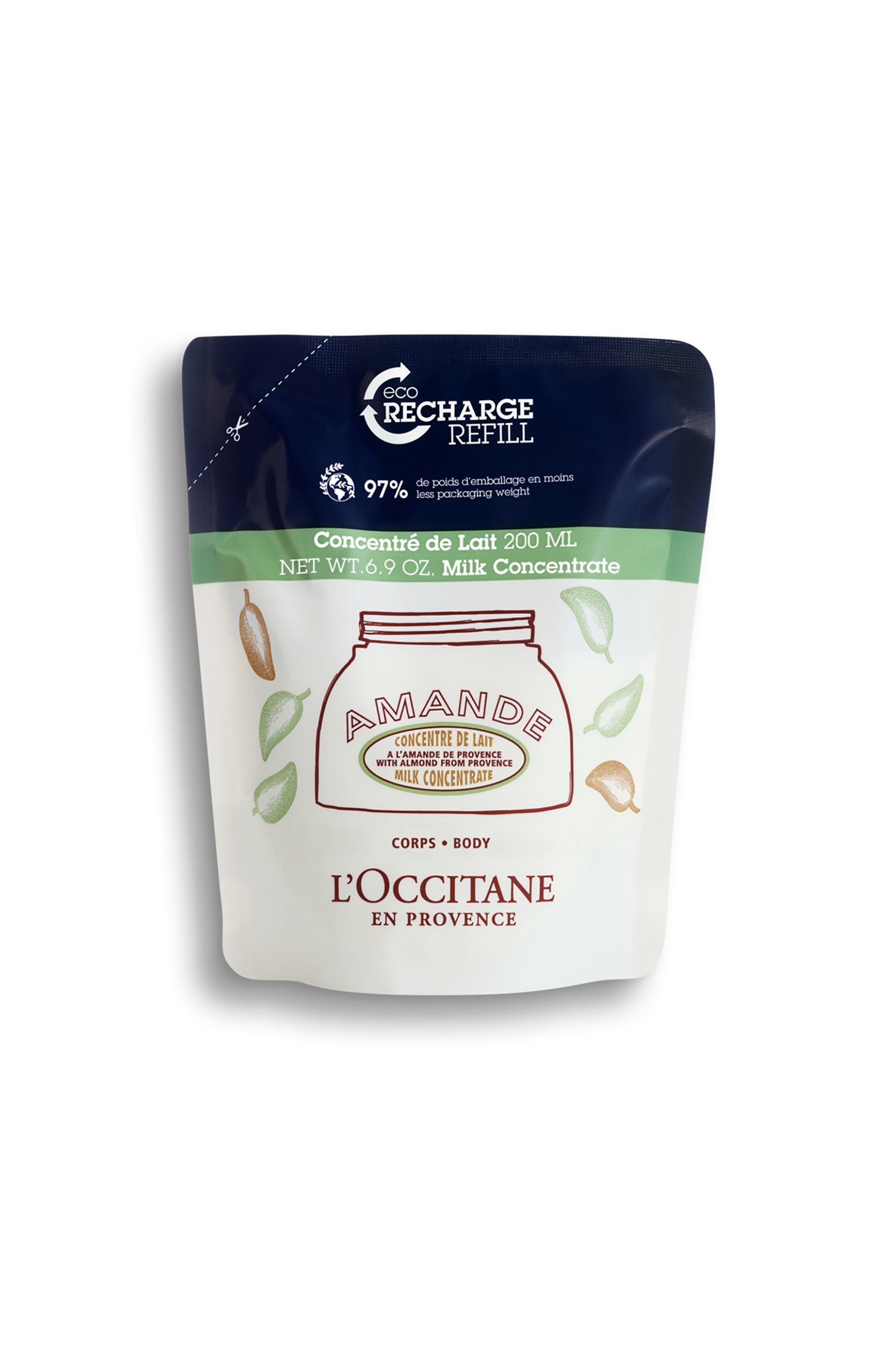 L'OCCITANE L'Occitane Almond Milk Concentrate Eco-Refill 200 ml - 1058219