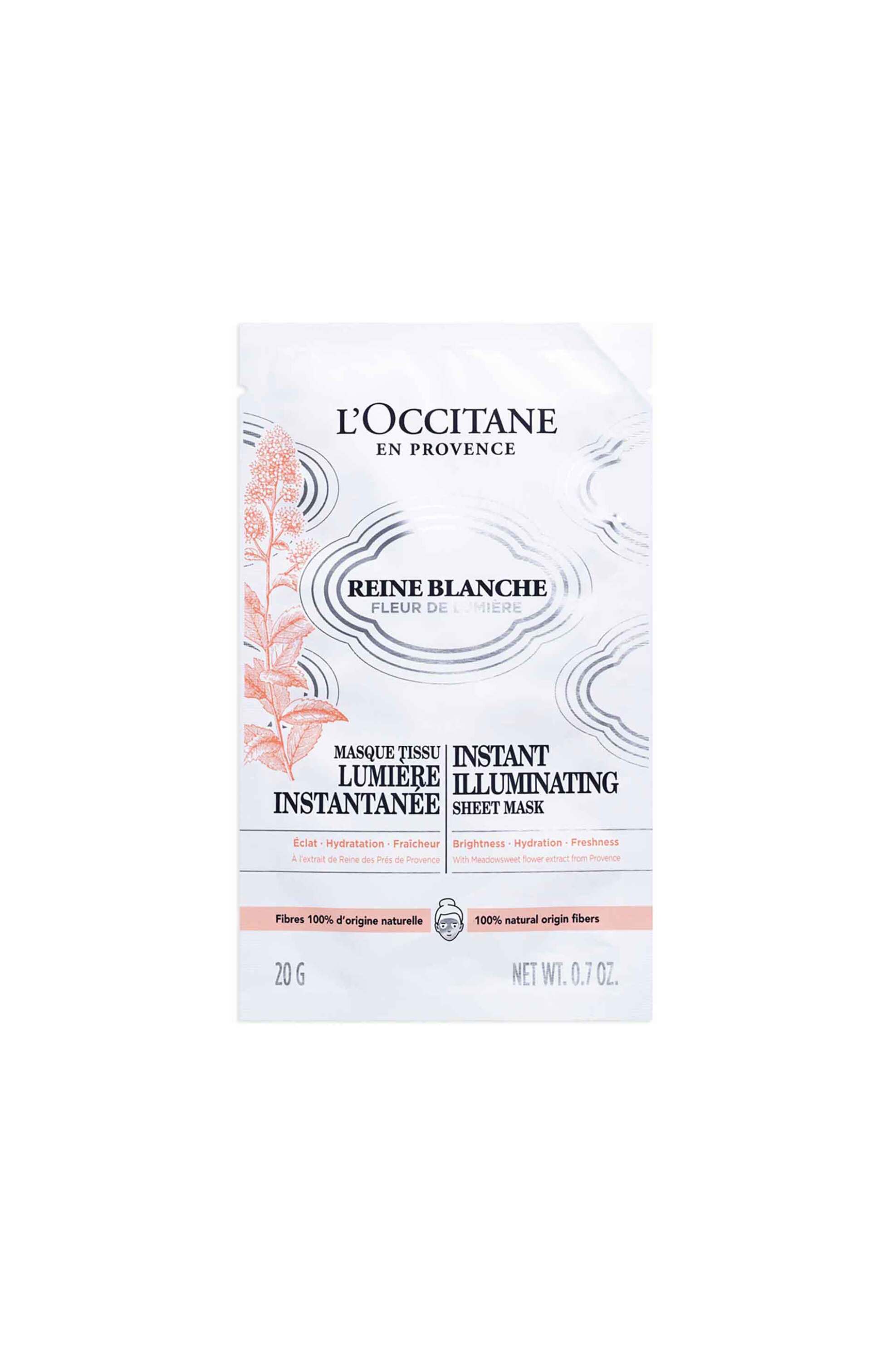 L'OCCITANE L'Occitane Reine Blanche Sheet Mask 26g - 5110498